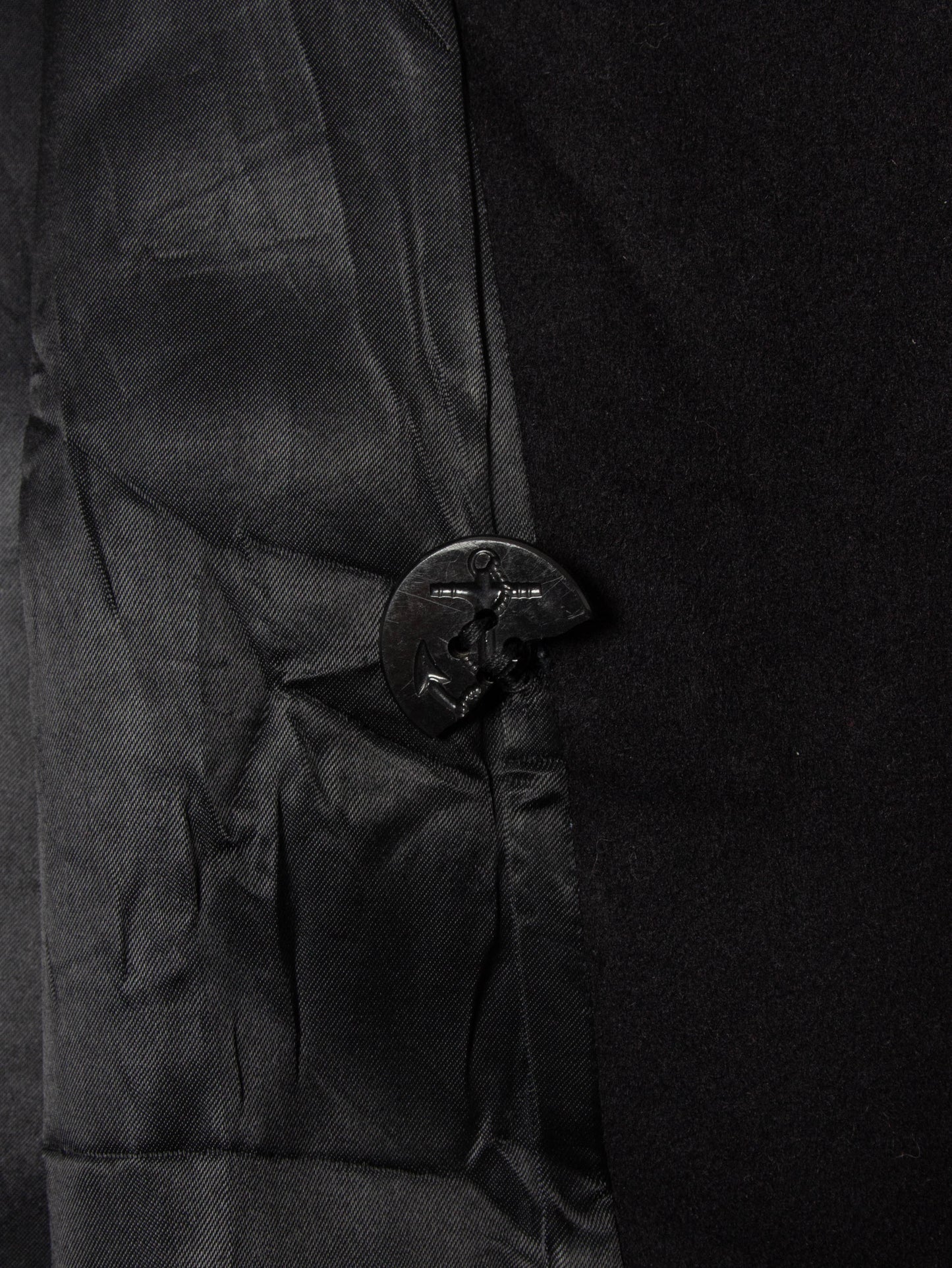 Vtg 1970s US Navy Wool Peacoat (XL)