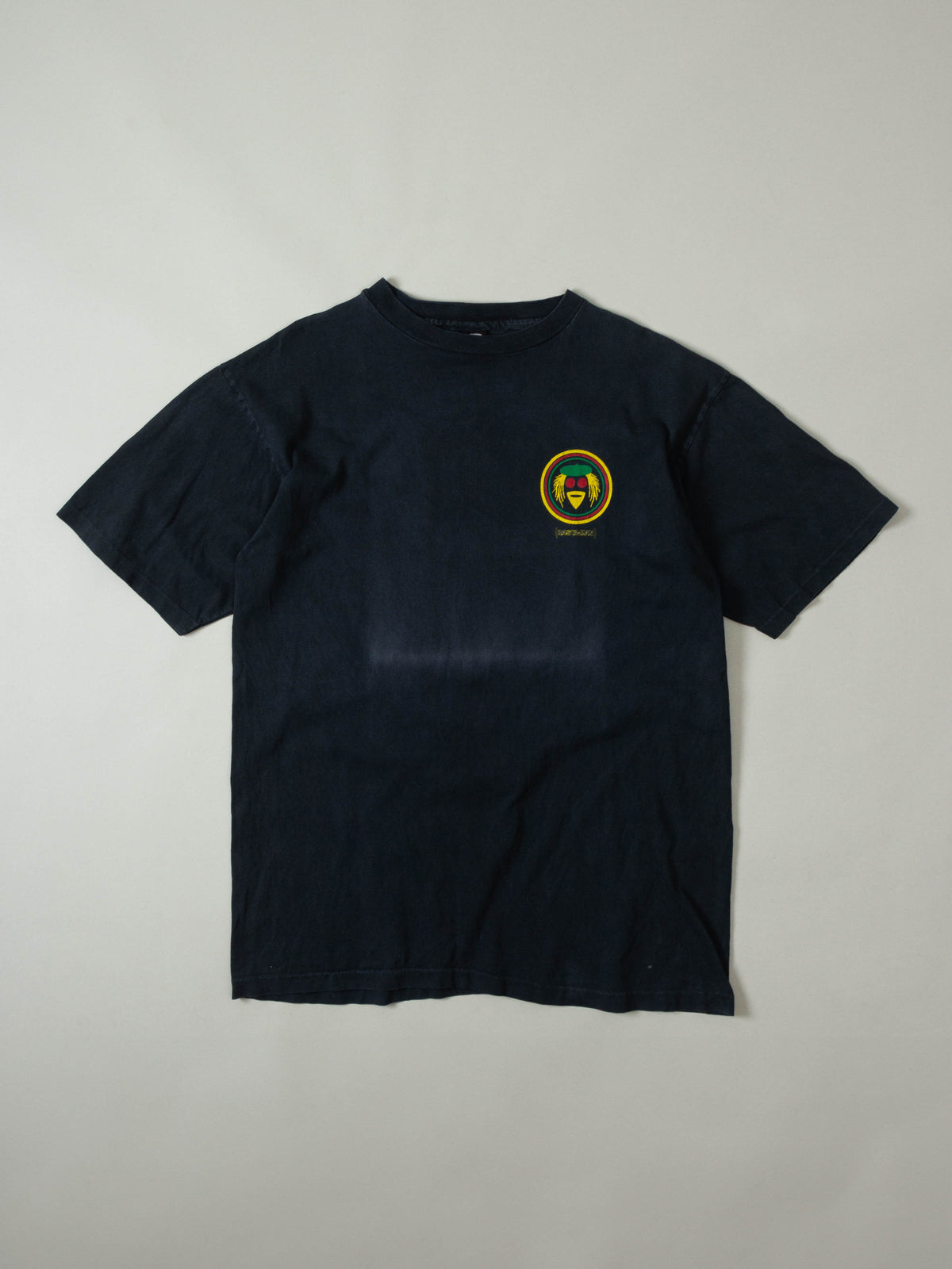Vtg 1990s 'Rasta-Man' Single Stitch Tee - Made in USA (L)