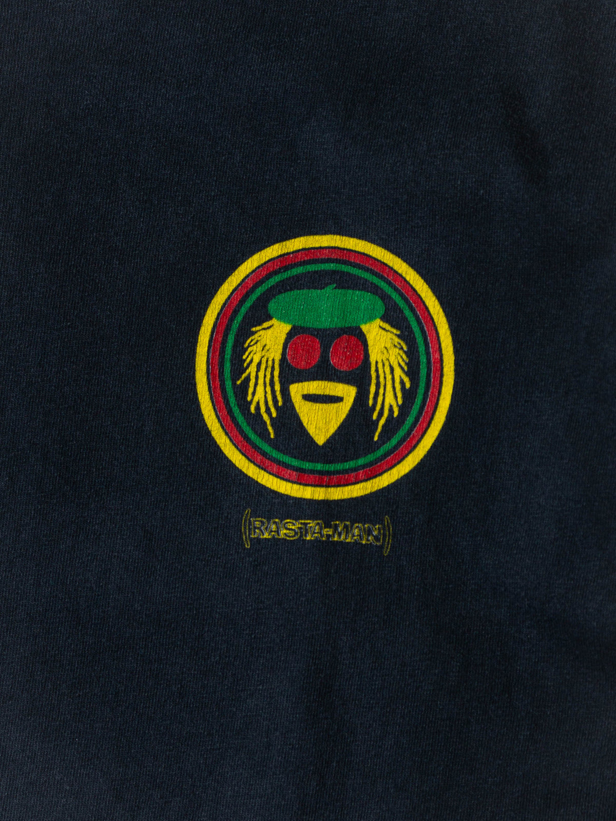 Vtg 1990s 'Rasta-Man' Single Stitch Tee - Made in USA (L)