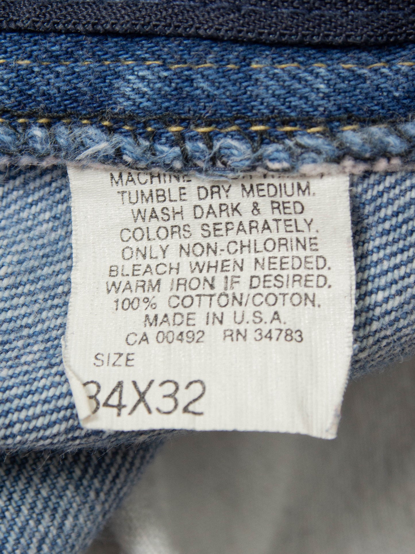 Vtg 1980s Lee Riders Jeans - Made in USA (34x32)