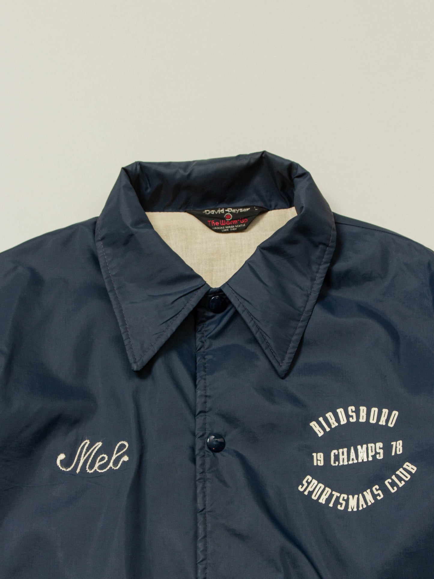 Vtg 1970s 'Sportsmans Club' Coach Jacket (L)