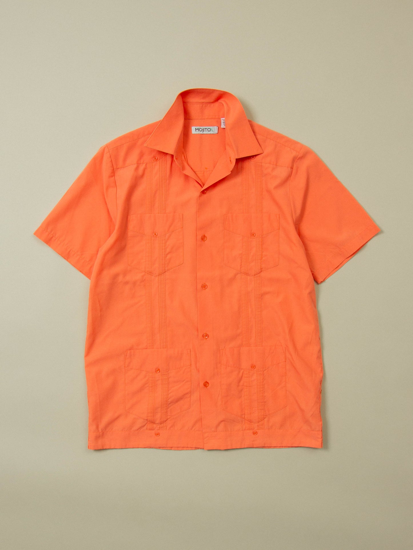 Vtg Cuban Short Sleeve Shirt (S)