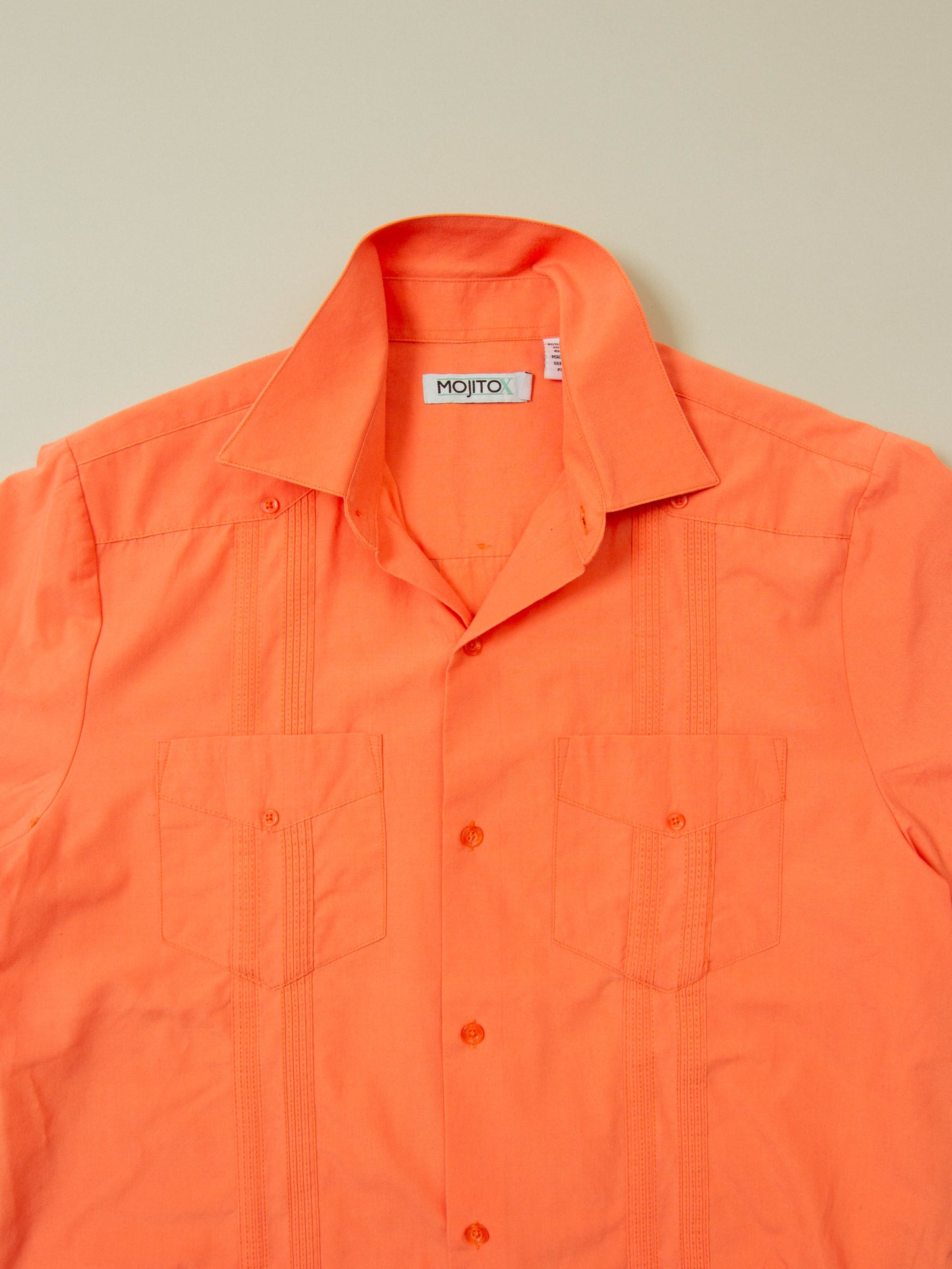 Vtg Cuban Short Sleeve Shirt (S)