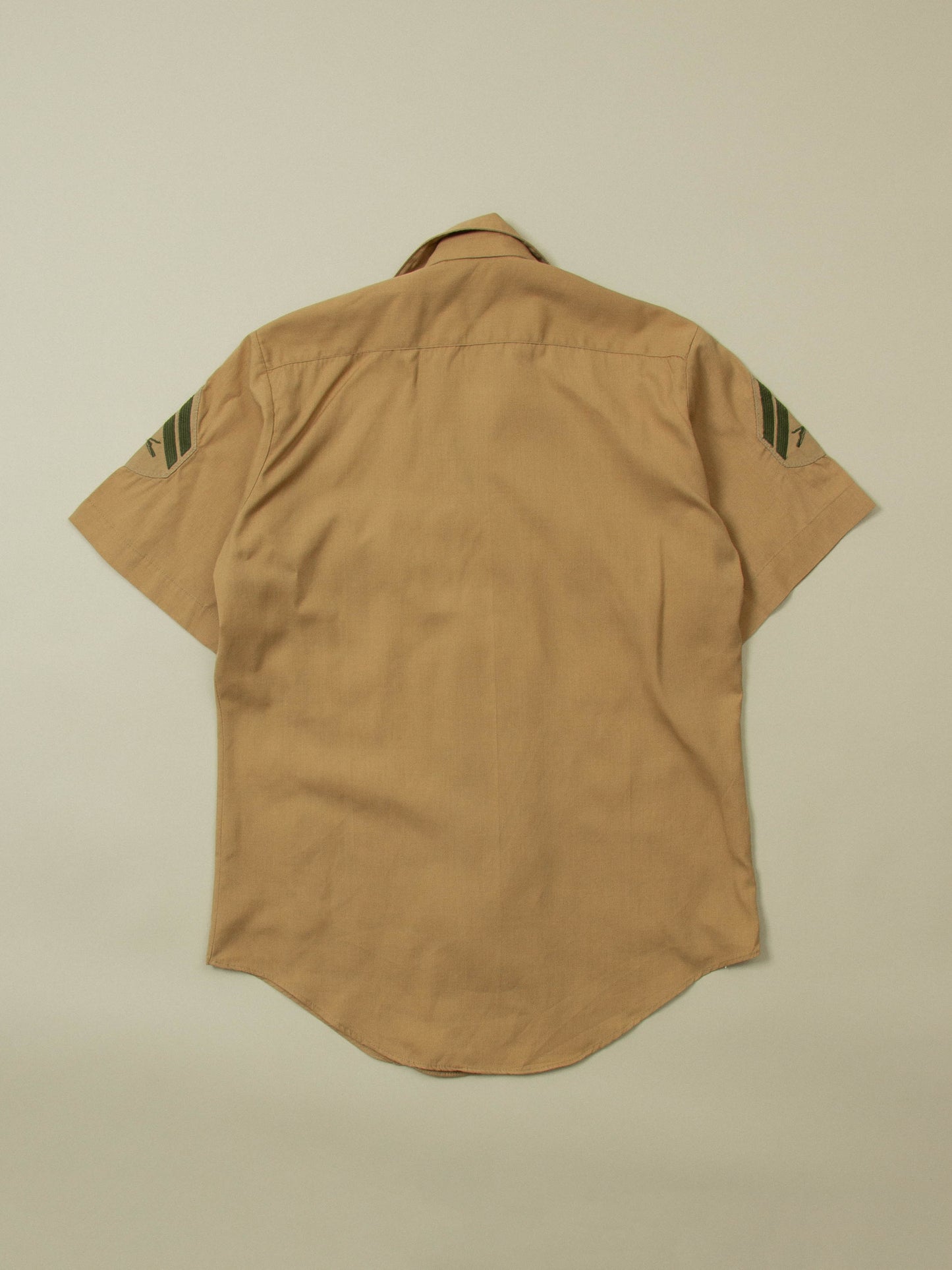 Vtg 1980s US Army Short Sleeve Officer Shirt (M)