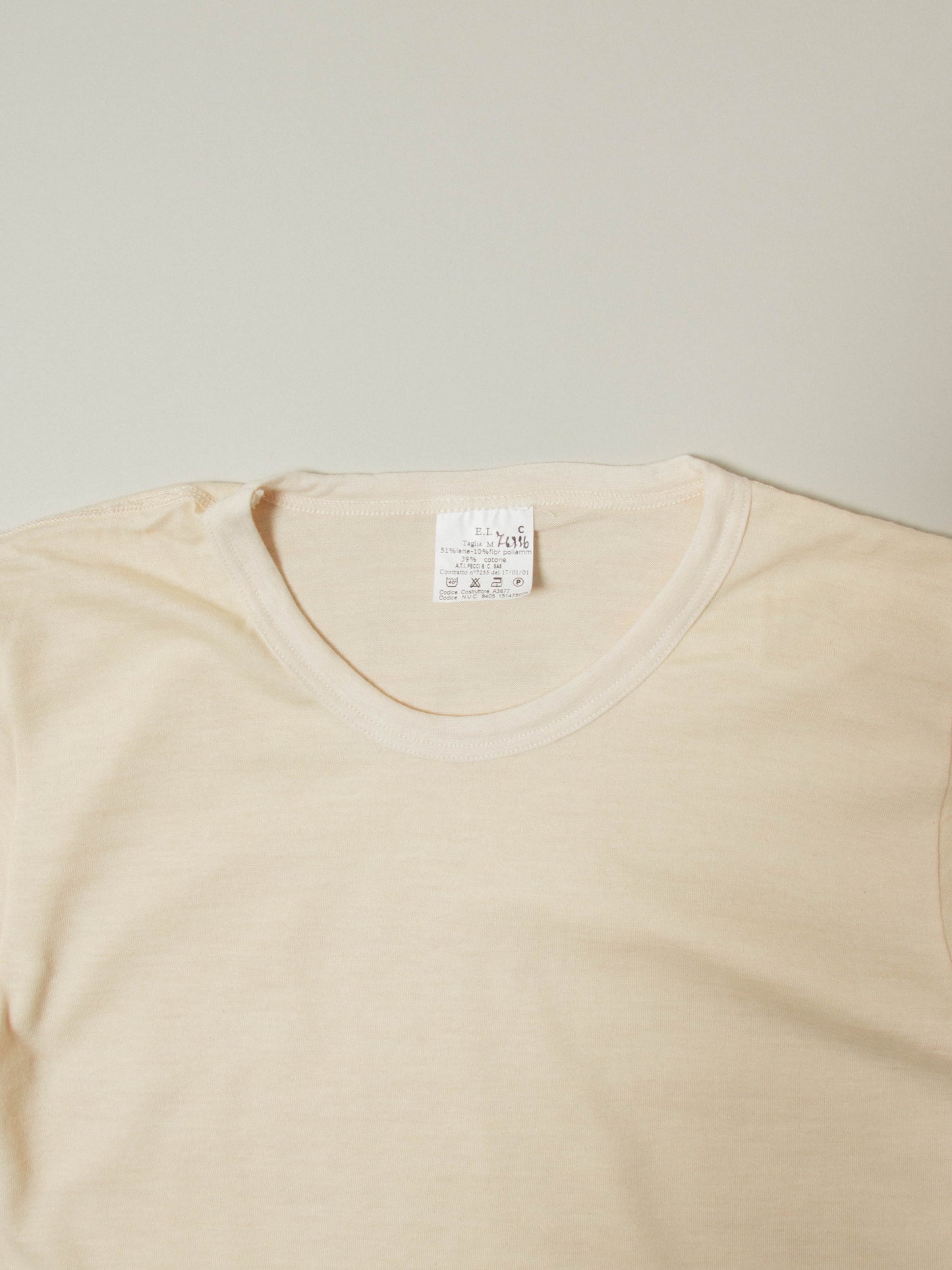 Deadstock 1990s Italian Army Undershirt