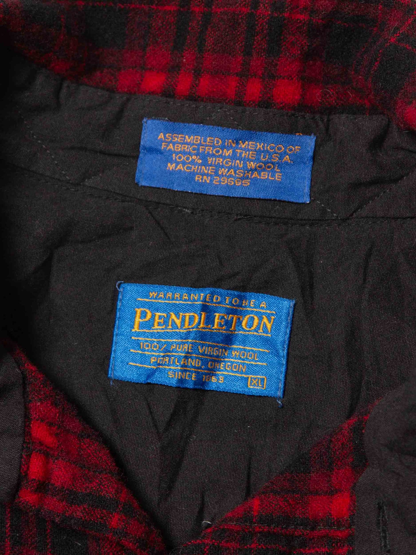 Vtg 1990s Pendleton Wool Shirt (XL)