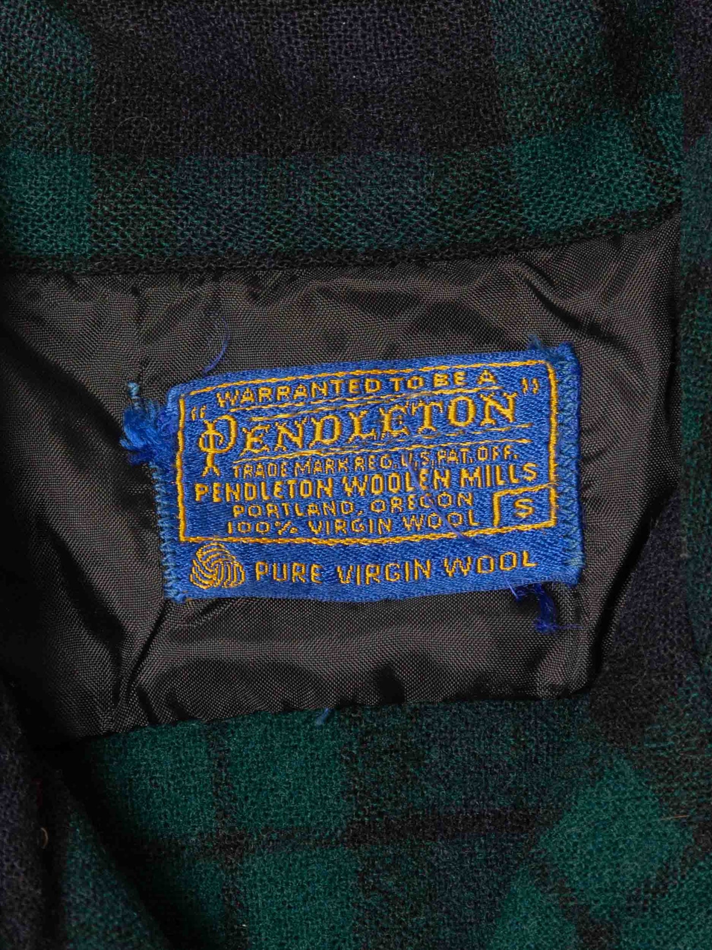 Vtg 1960s Pendleton Wool Shirt – Made in USA (S)