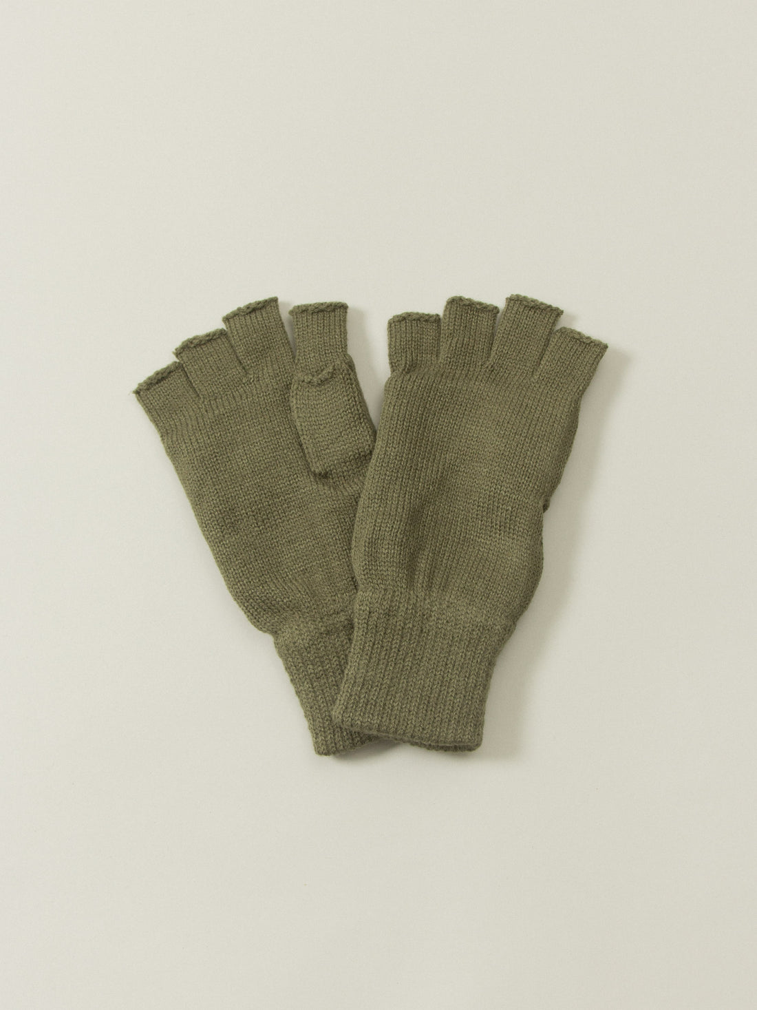Thinsulate Fingerless Army Gloves - Main Image