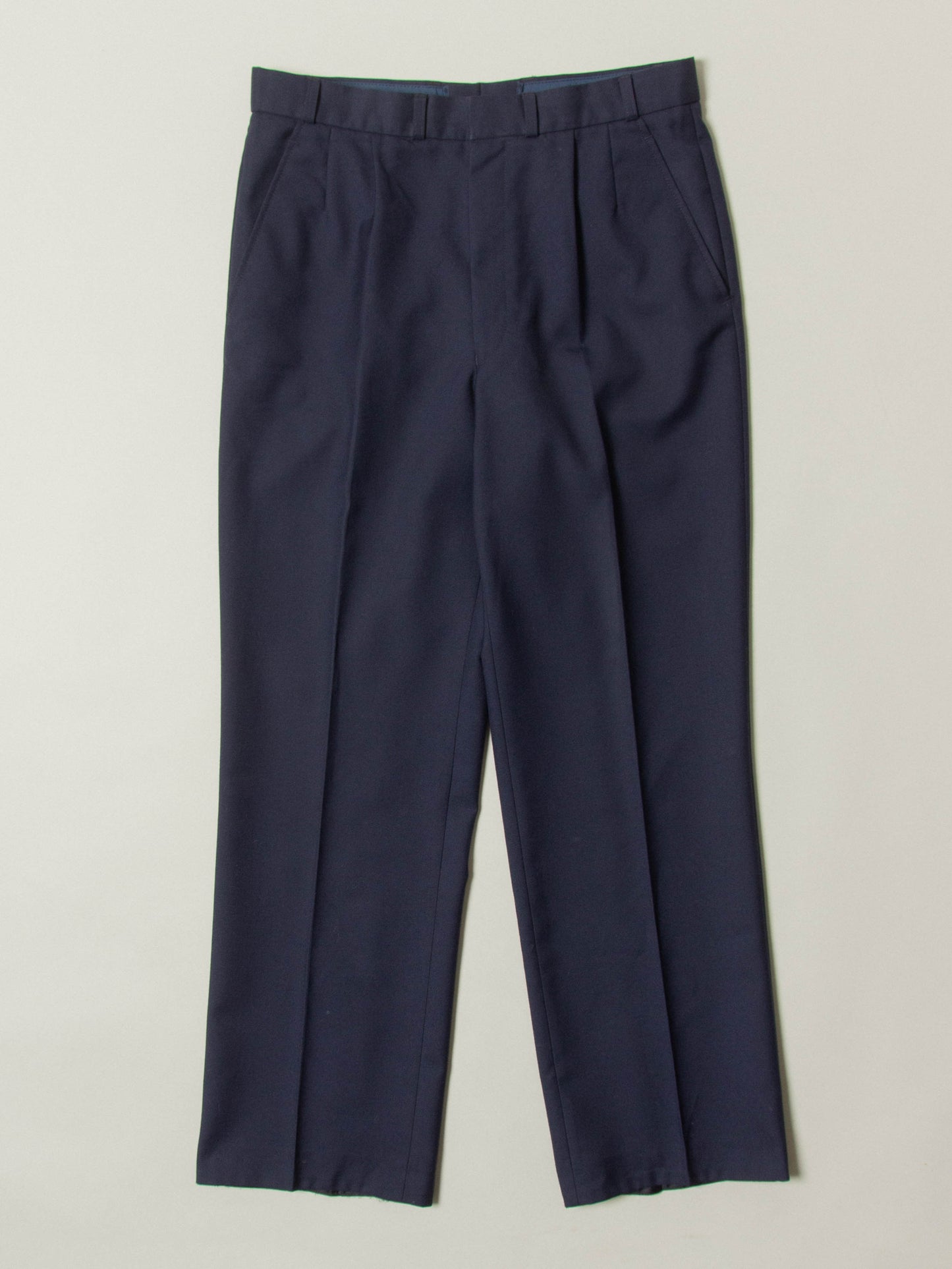 Vtg 1990s Pleated Army Wool Trousers