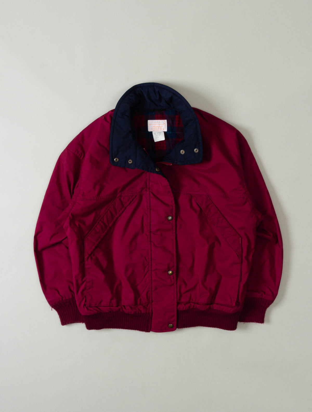 Vtg 1980s Pendleton Bomber Jacket - Made in USA (M)