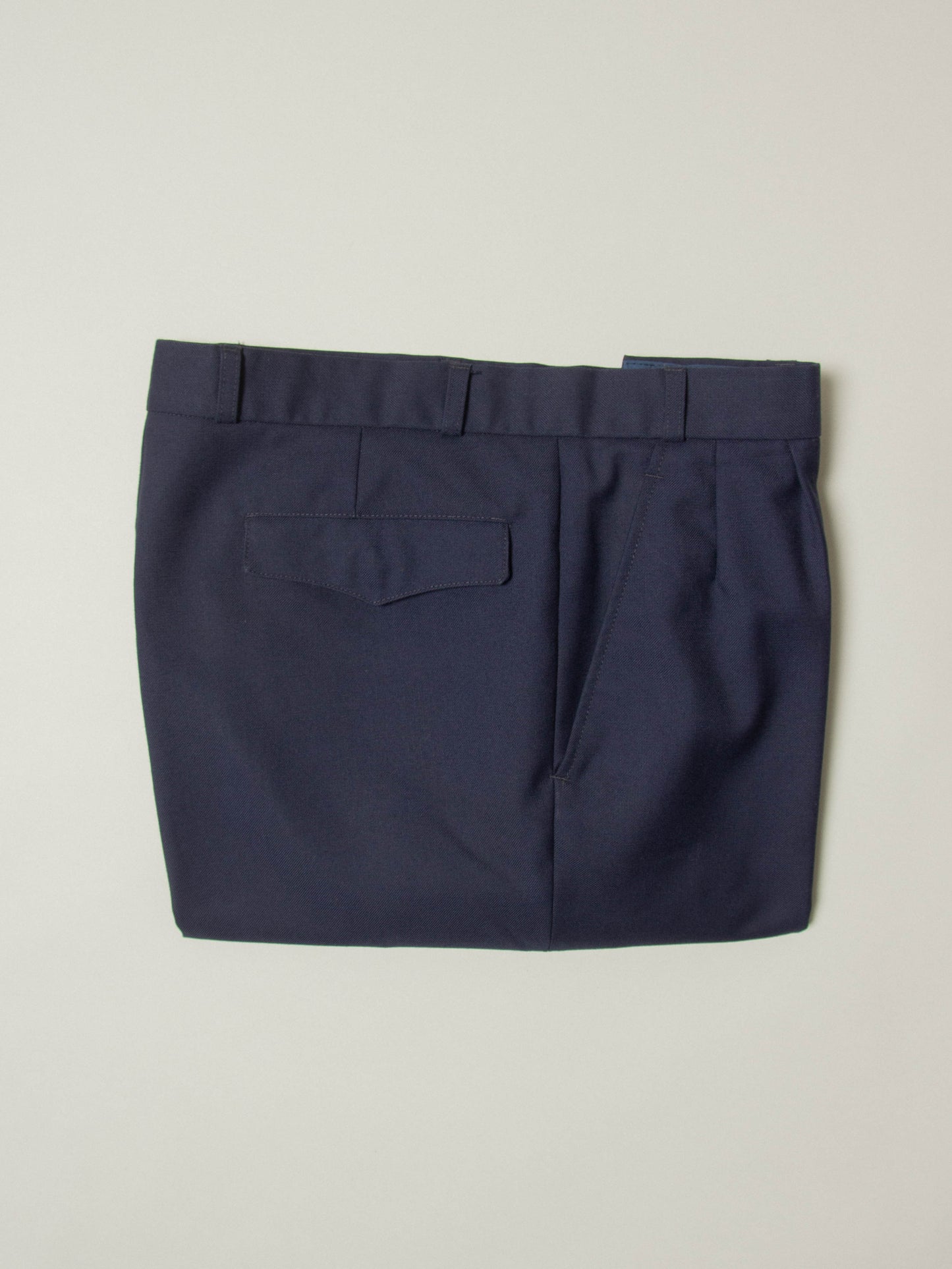 Vtg 1990s Pleated Army Wool Trousers