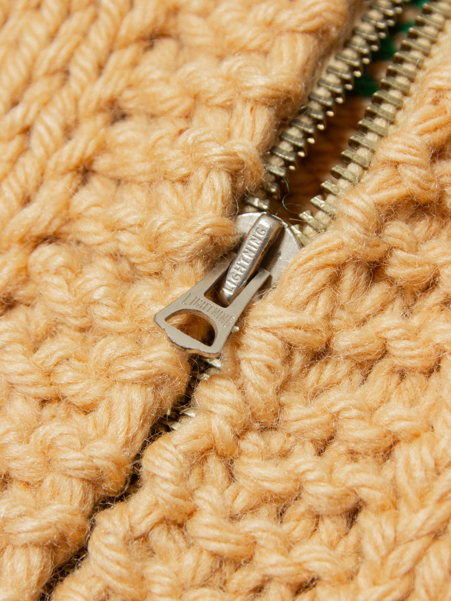 Vtg 1960s Heavy Cowichan Wool Sweater (L)