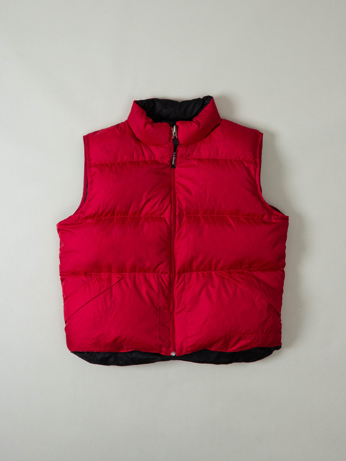 Vtg 1990s L.L.Bean Reversible Puffer Vest (M)