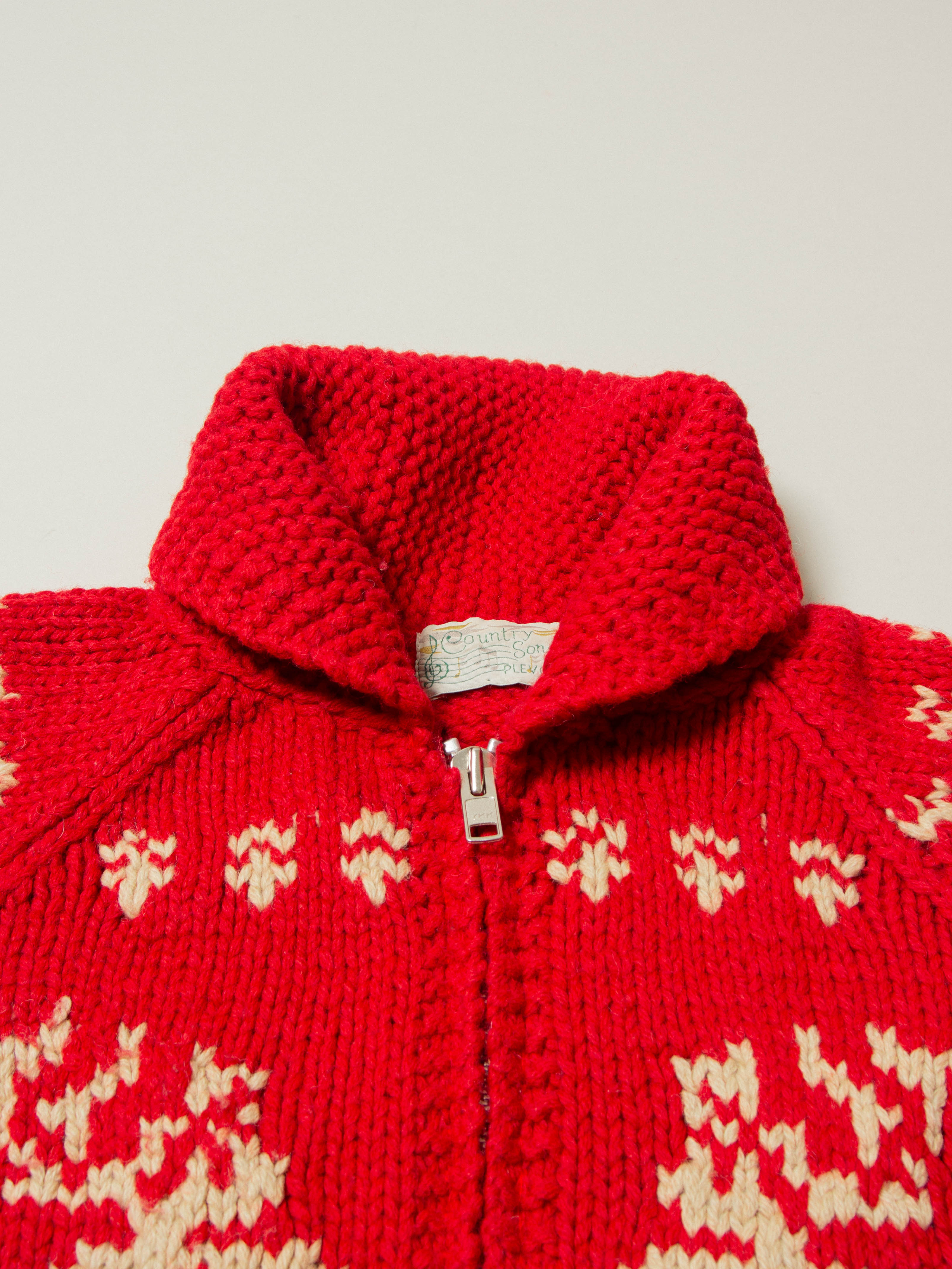 Vtg 1970s Heavy Cowichan Wool Sweater (S) – Broadway & Sons