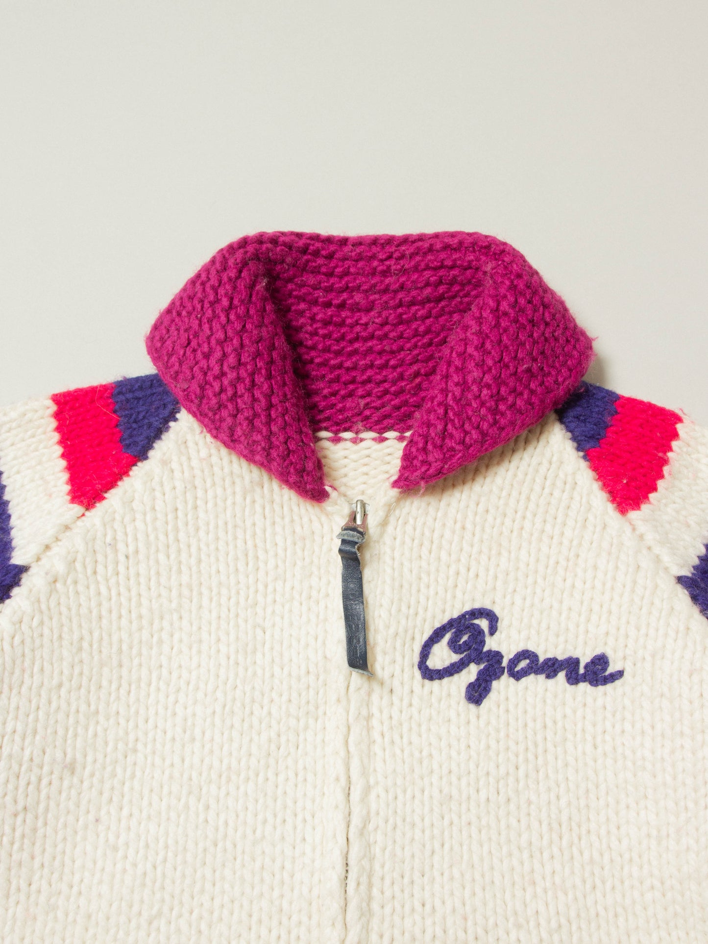 Heavy Cowichan Wool Raglan Sweater (S)