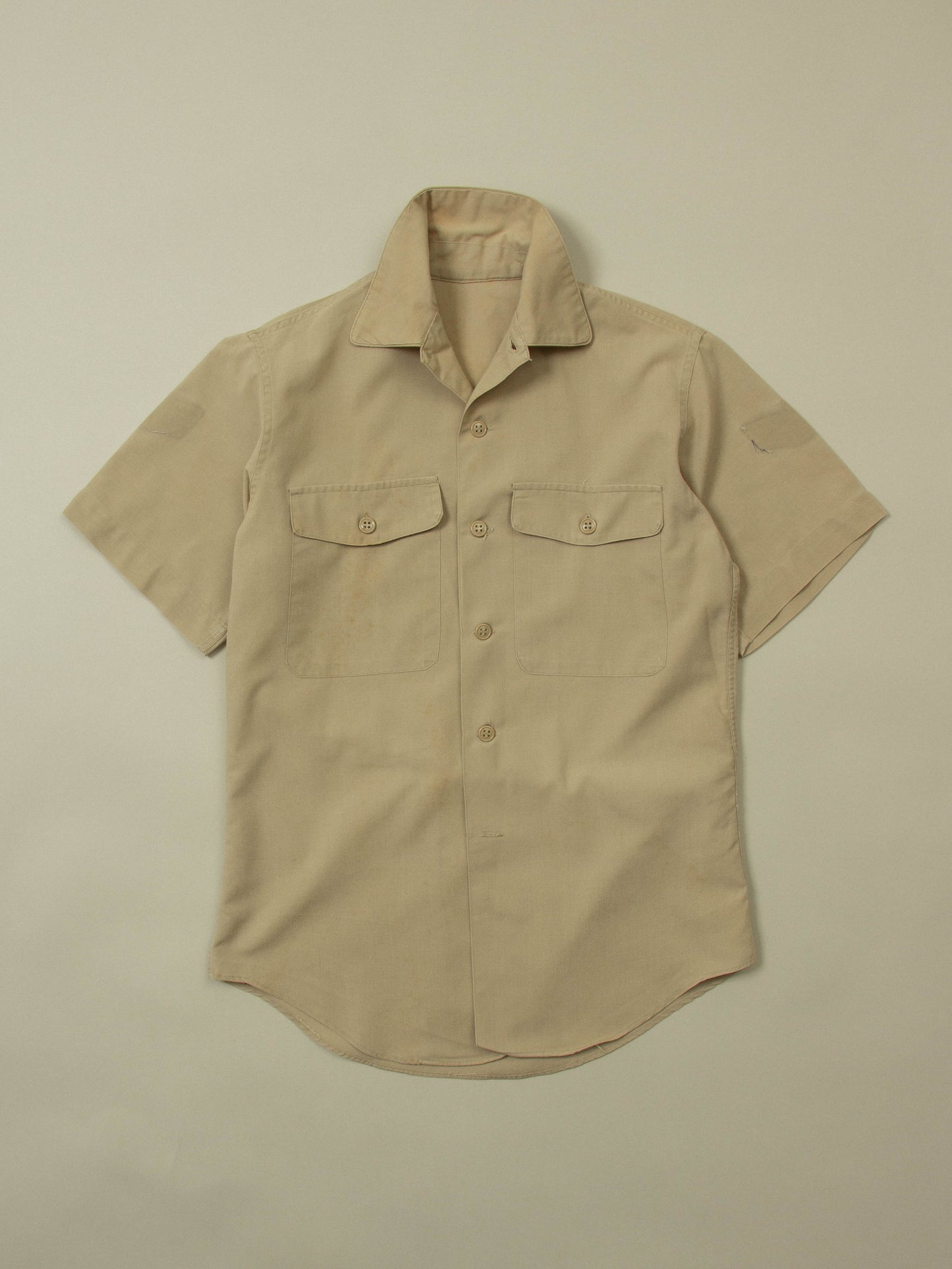 Vtg 1960s US Air Force Short Sleeve Officer Shirt (XS)