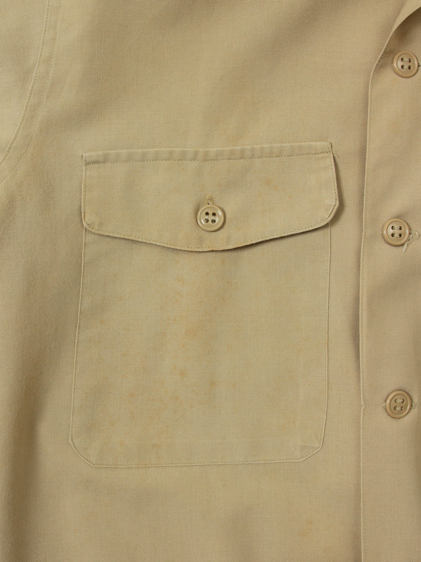 Vtg 1960s US Air Force Short Sleeve Officer Shirt (XS)