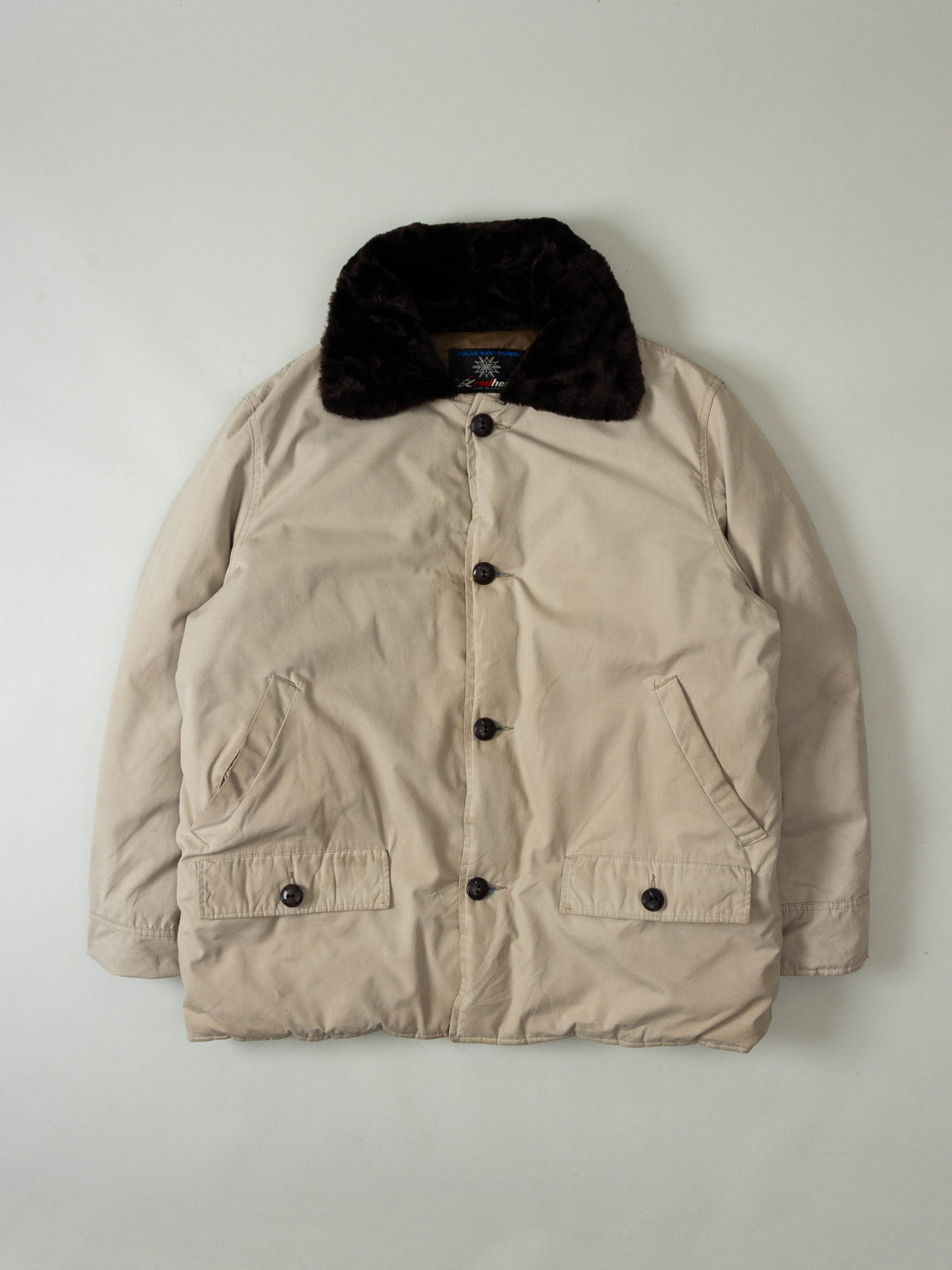 Vtg 1970s Redhead Down Jacket / Parka - Made in USA (XL)