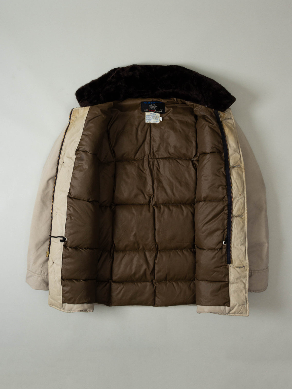 Vtg 1970s Redhead Down Jacket / Parka - Made in USA (XL)