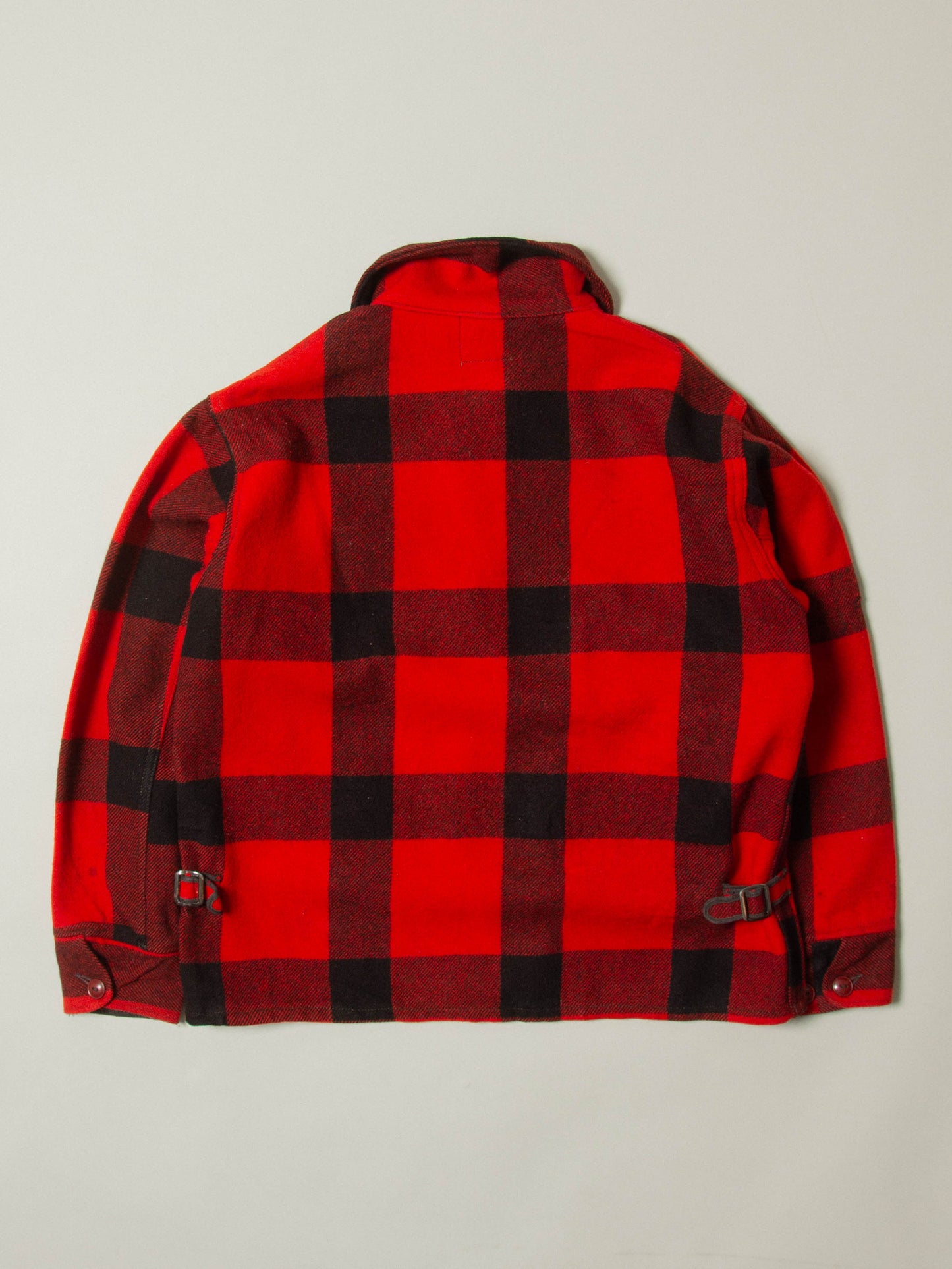 Vtg 1940s Woolrich Buffalo Plaid Jacket - Made in USA (M)