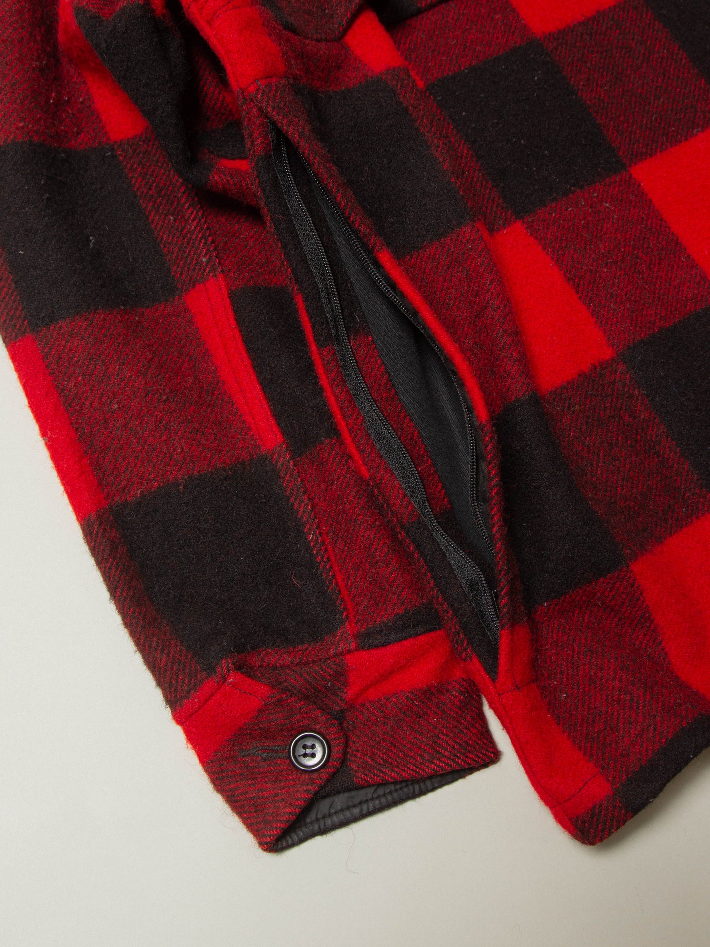 Vtg 1980s L.L.Bean Buffalo Plaid Hunting Jacket - Made in USA (XXL)