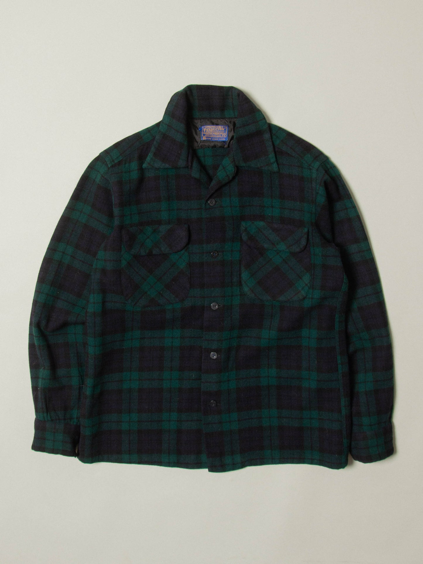 Vtg 1960s Pendleton Wool Shirt – Made in USA (S)