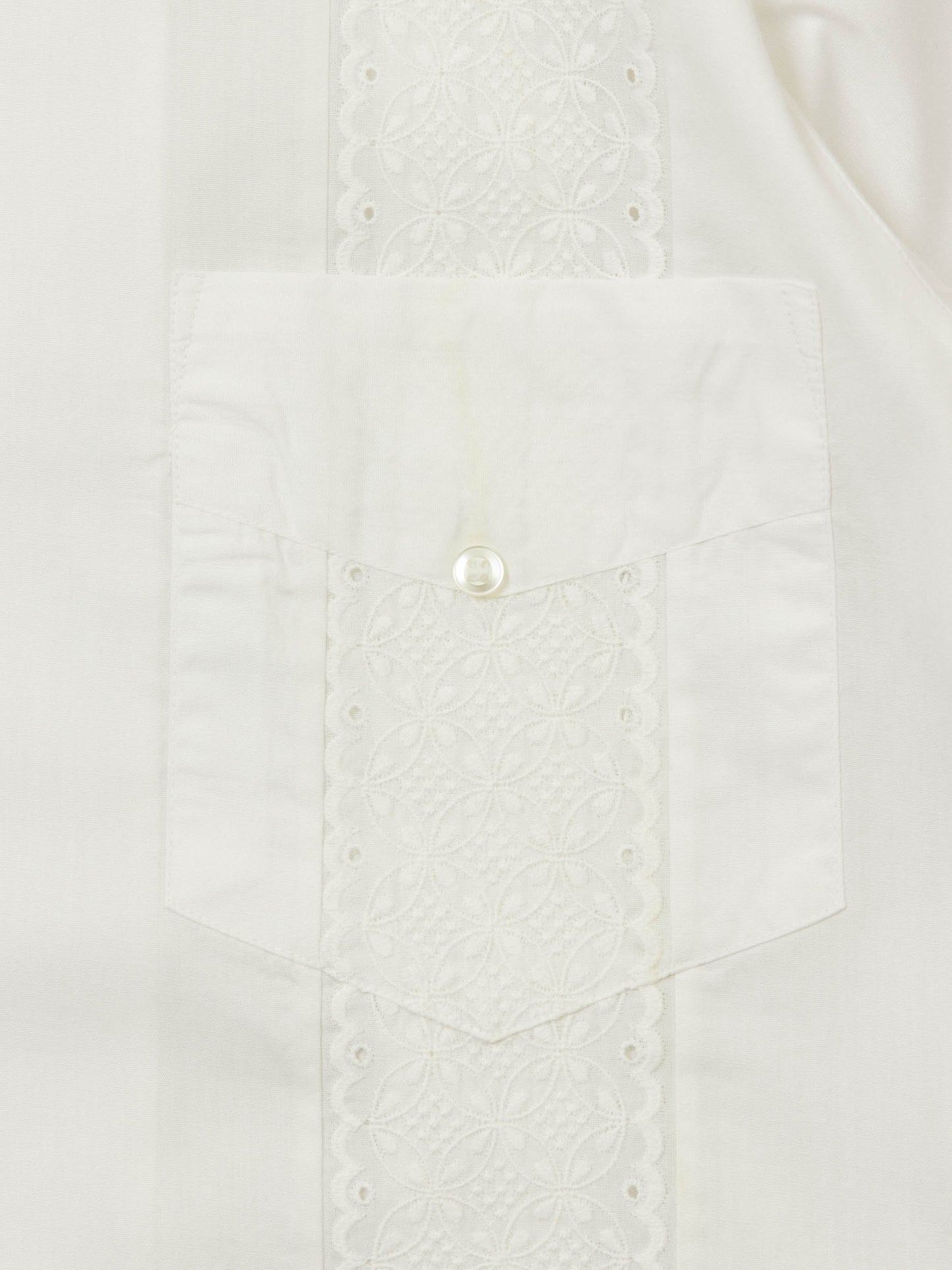 Vtg 1970s Guayabera Cuban Shirt (M)