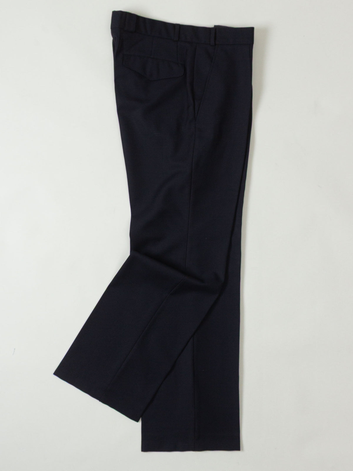 Vtg 1990s Pleated Army Wool Dress Trousers (Black)