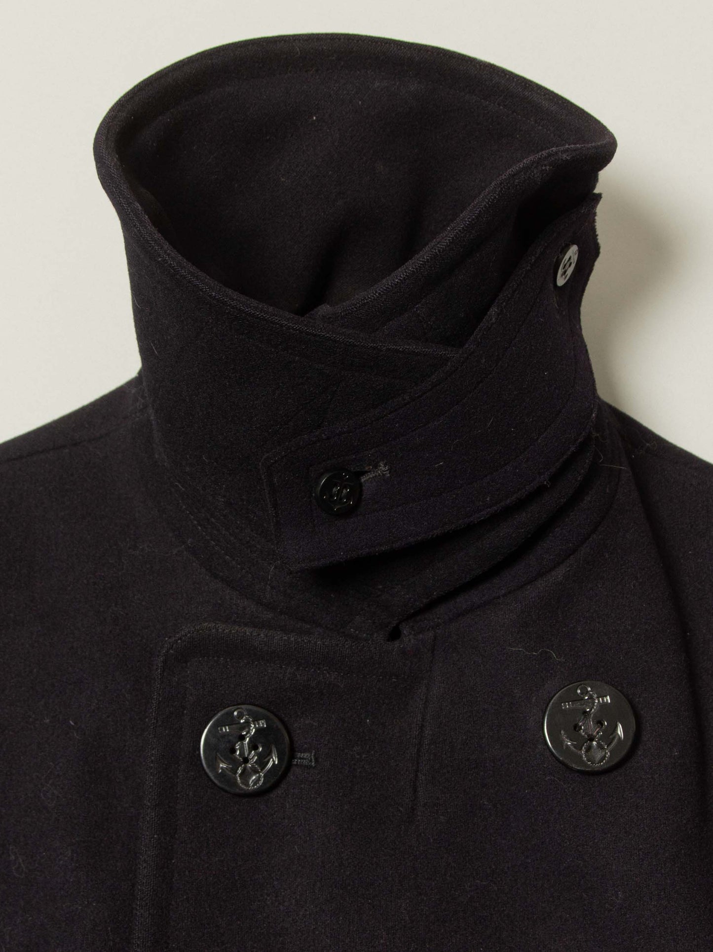 Vtg 1940s WWII US Navy Peacoat (S/M)