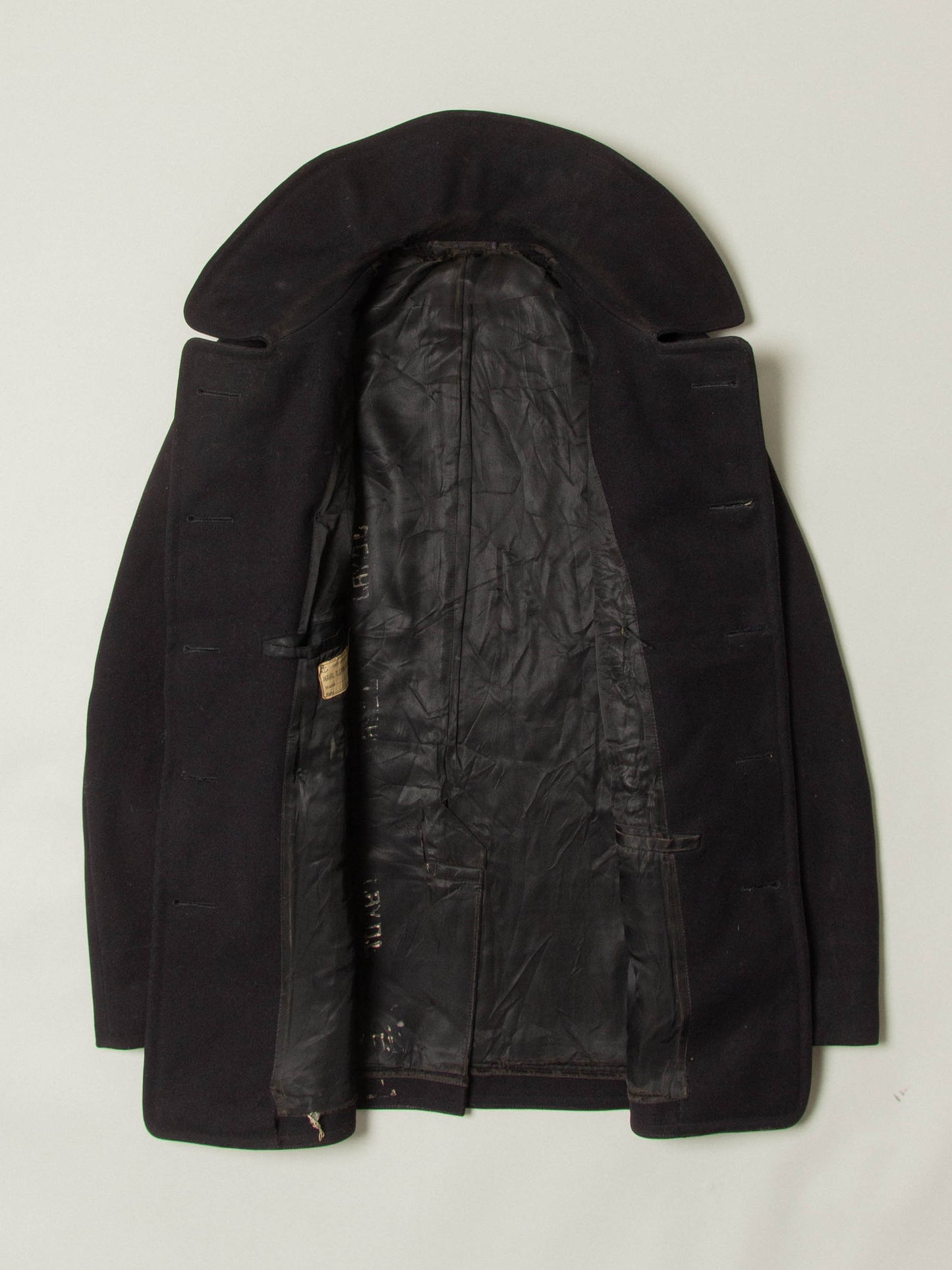 Vtg 1940s WWII US Navy Peacoat (S/M)