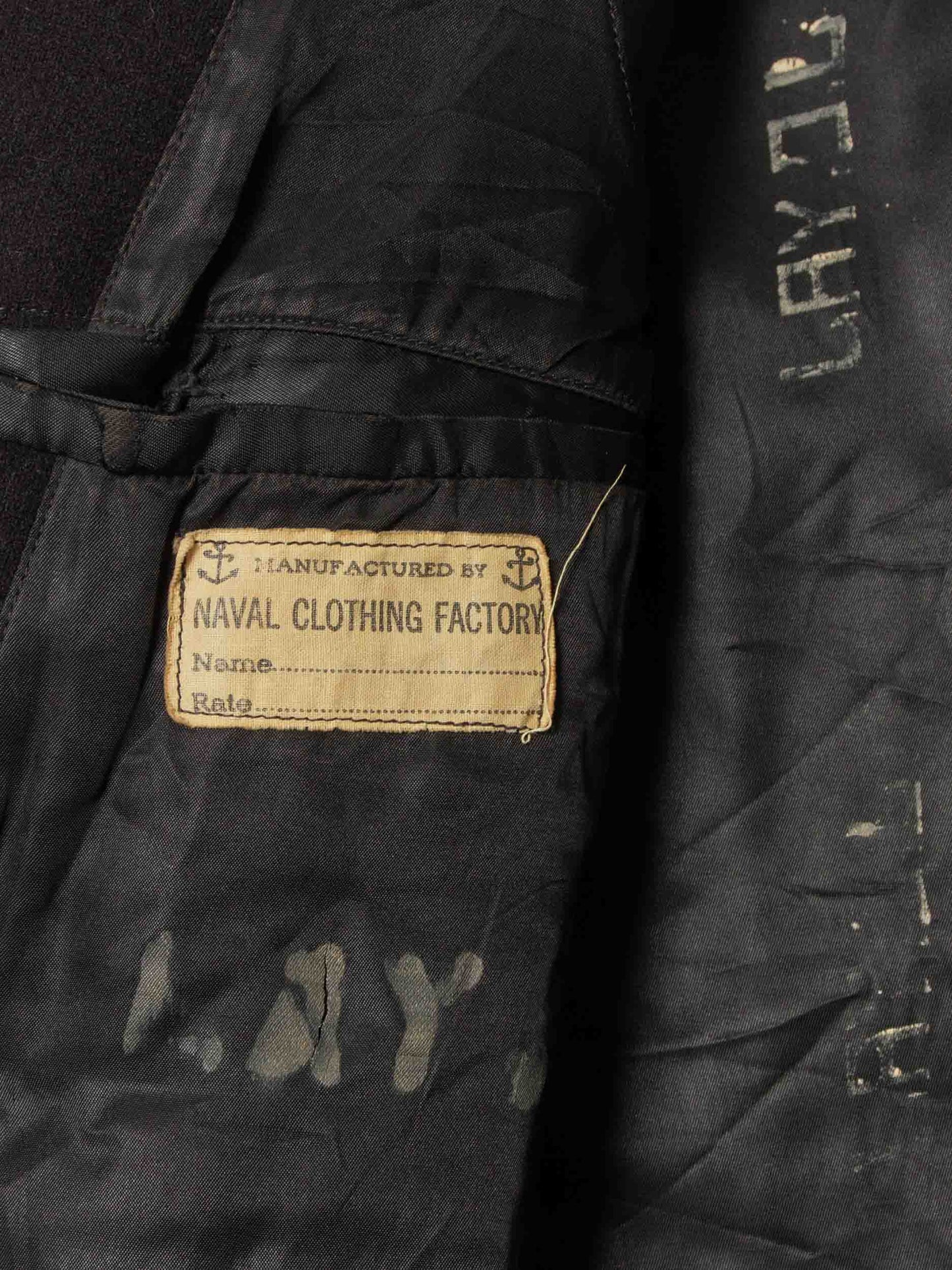 Vtg 1940s WWII US Navy Peacoat (S/M)