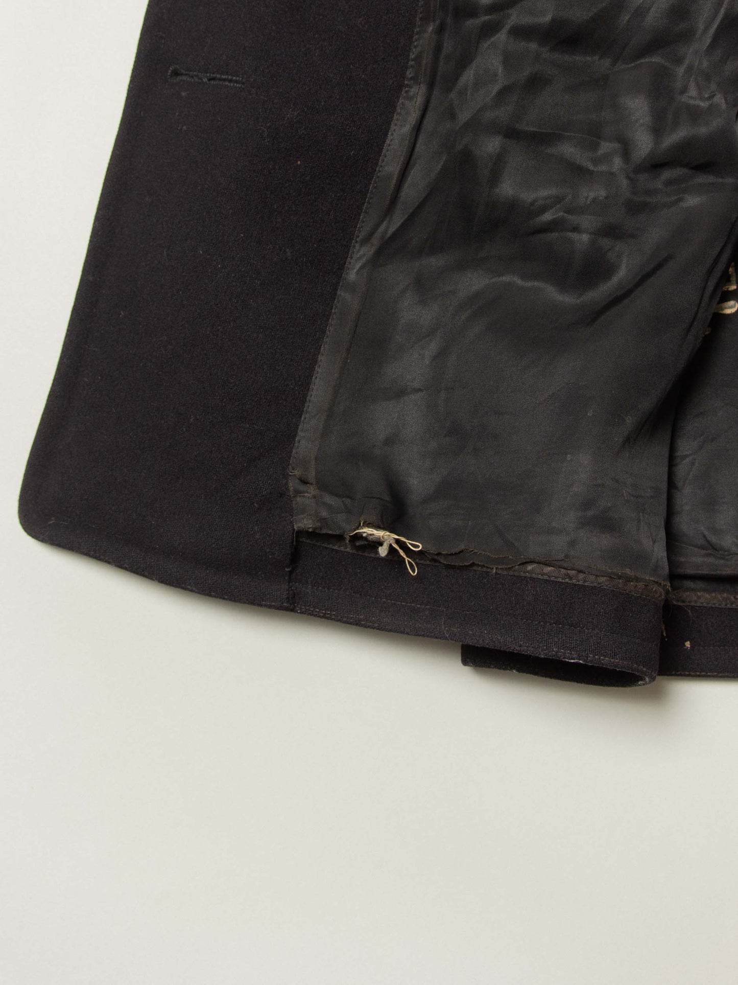 Vtg 1940s WWII US Navy Peacoat (S/M)