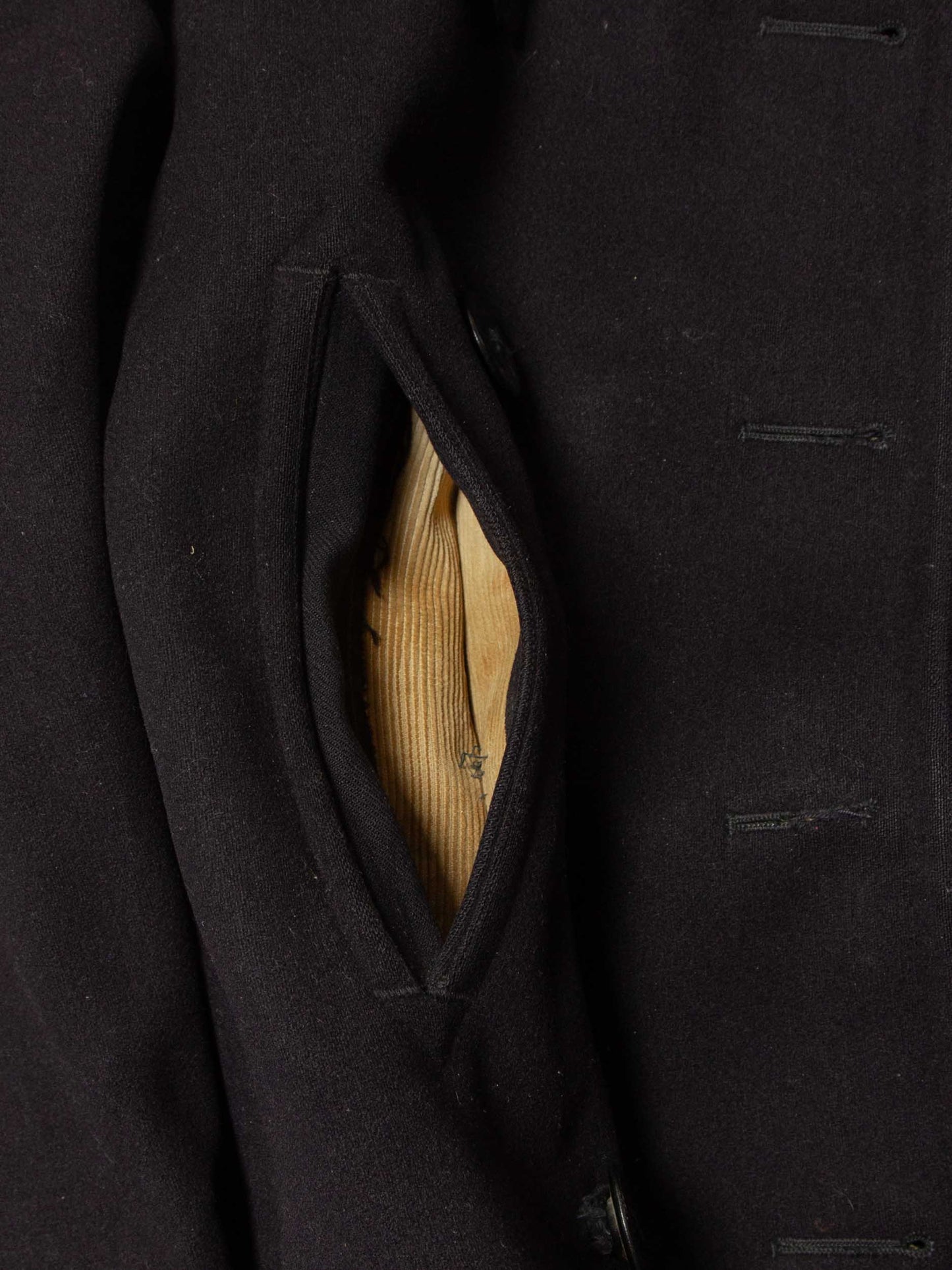 Vtg 1940s WWII US Navy Peacoat (S/M)