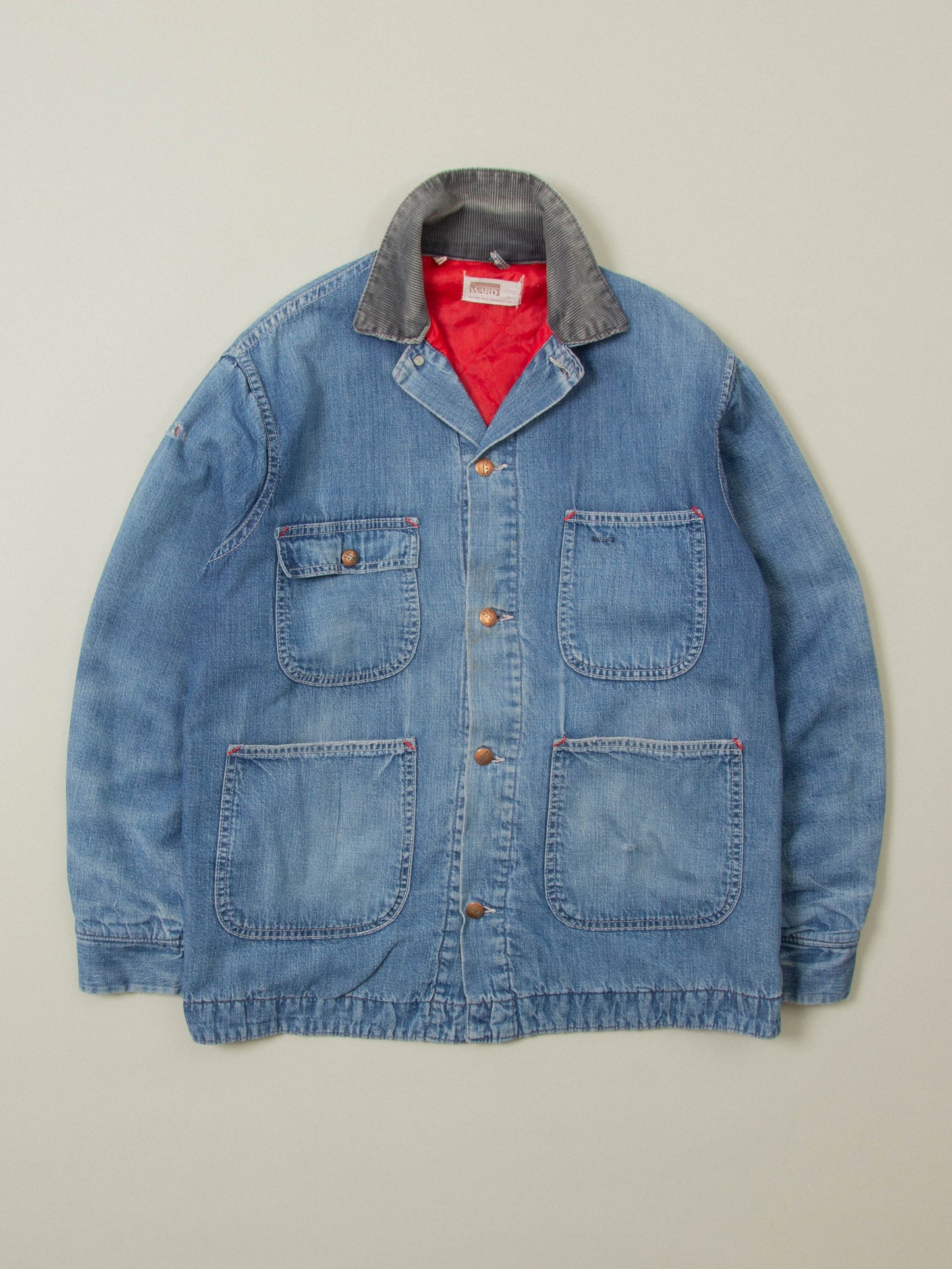 Vtg 1960s Montgomery Ward Loco Chore Jacket (M)