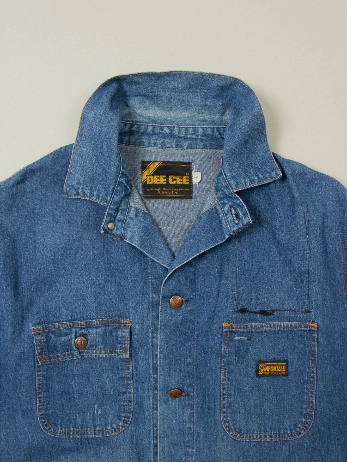 Vtg 1970s Dee Cee Loco Chore Jacket - Made in USA (L)