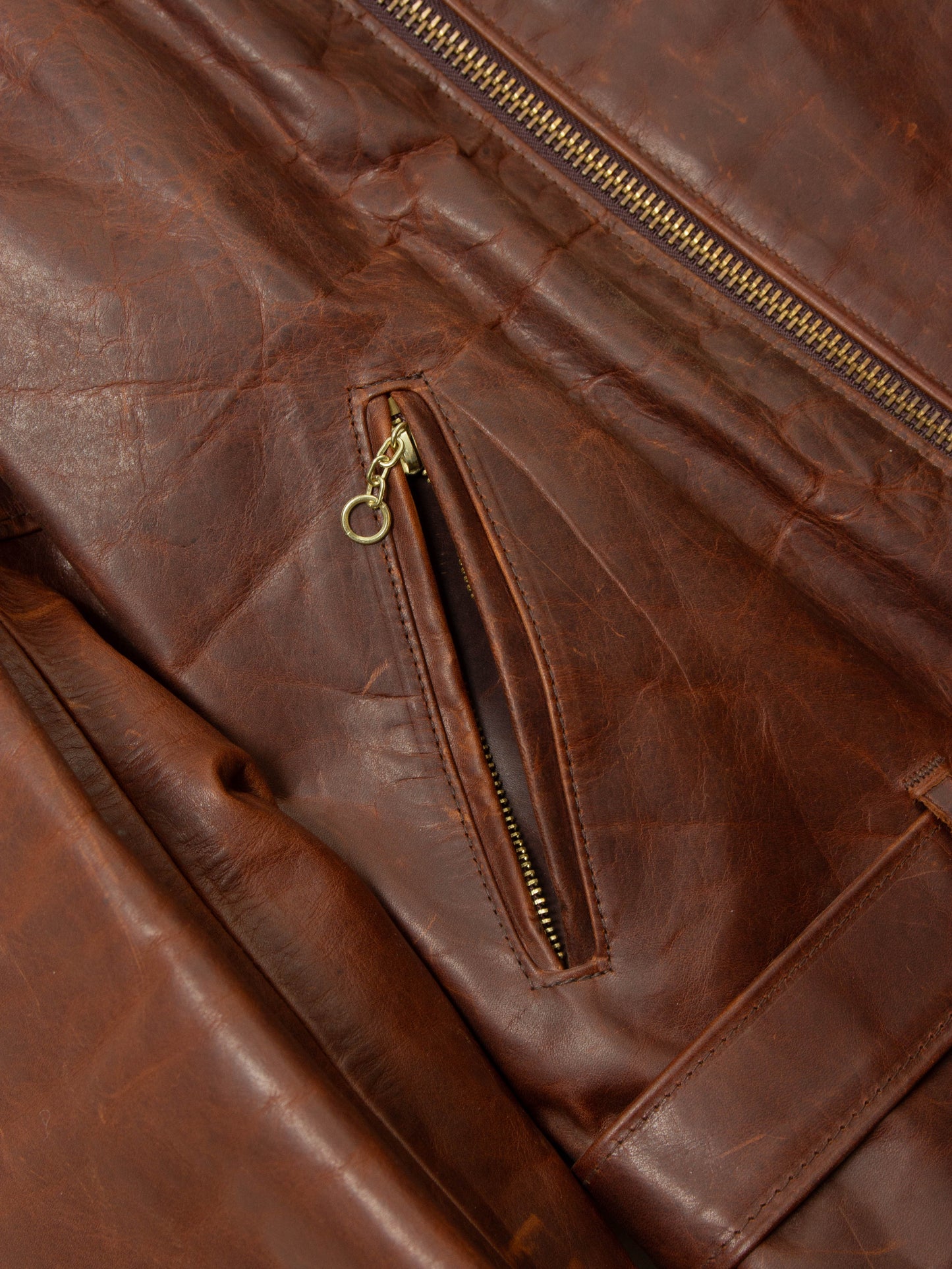 2000s Schott Perfecto Steerhide Leather Jacket - Made in USA (XL)