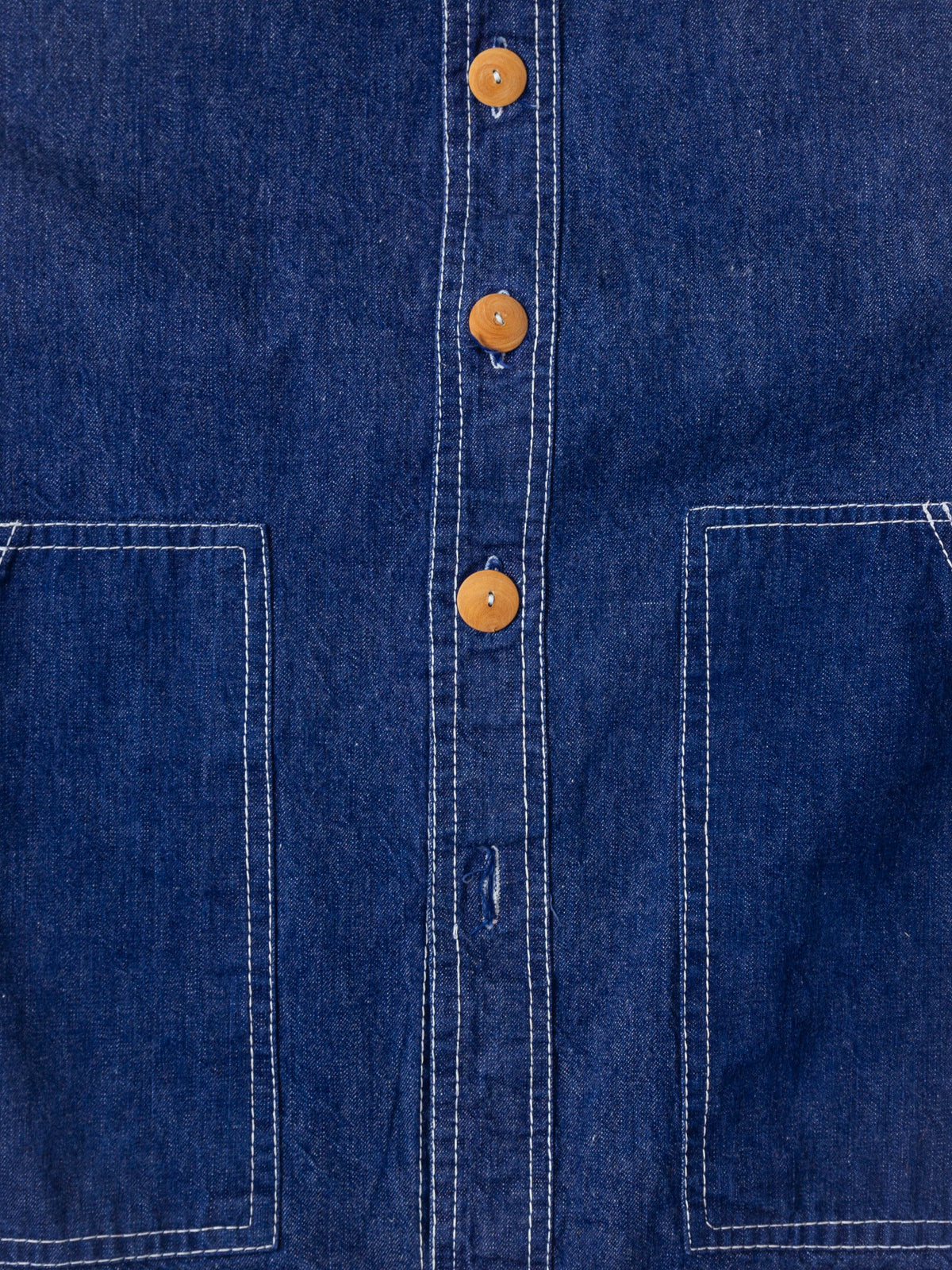 Vtg 1970s Denim Workwear Jacket (L)