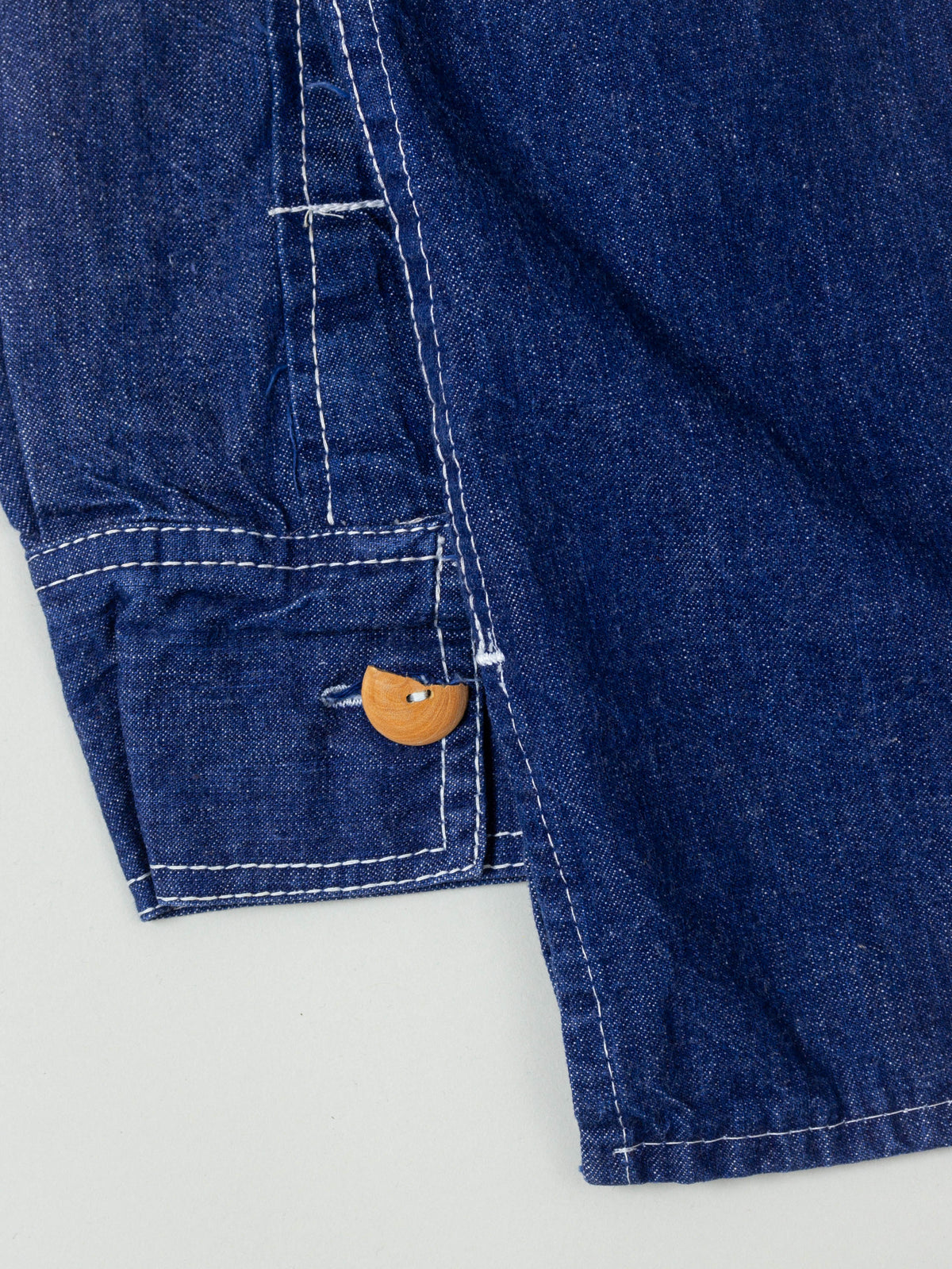Vtg 1970s Denim Workwear Jacket (L)
