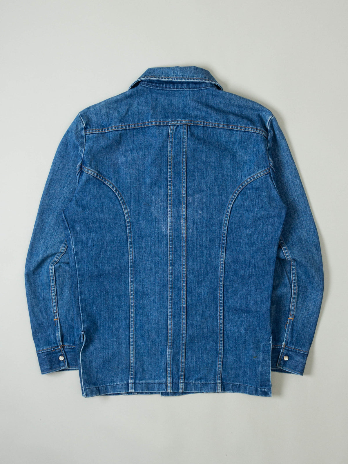Vtg 1970s Sedgefield Denim Overshirt - Made in USA (M)