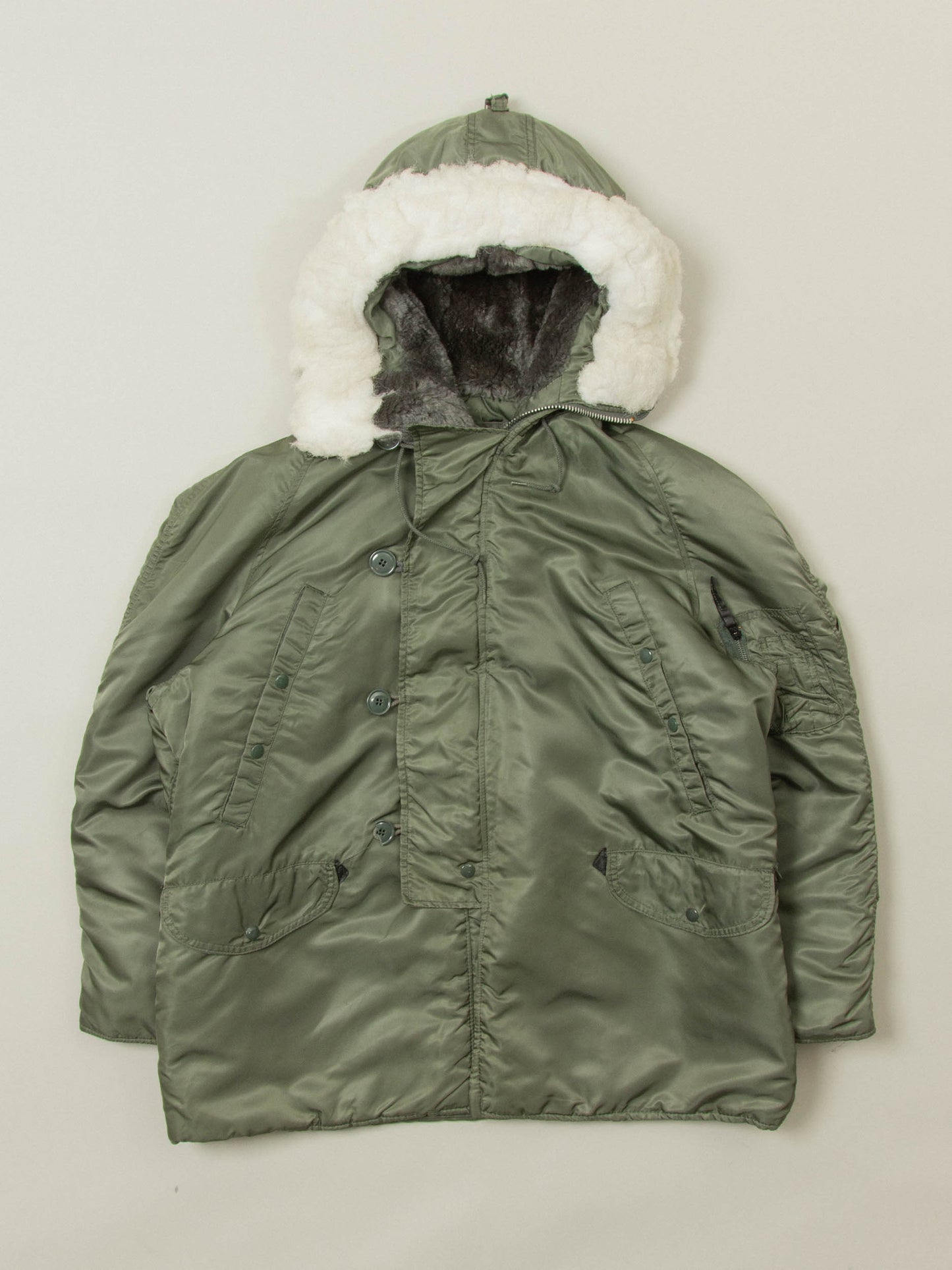 Vtg 1990s US Air Force N-3B Snorkel Parka (L)