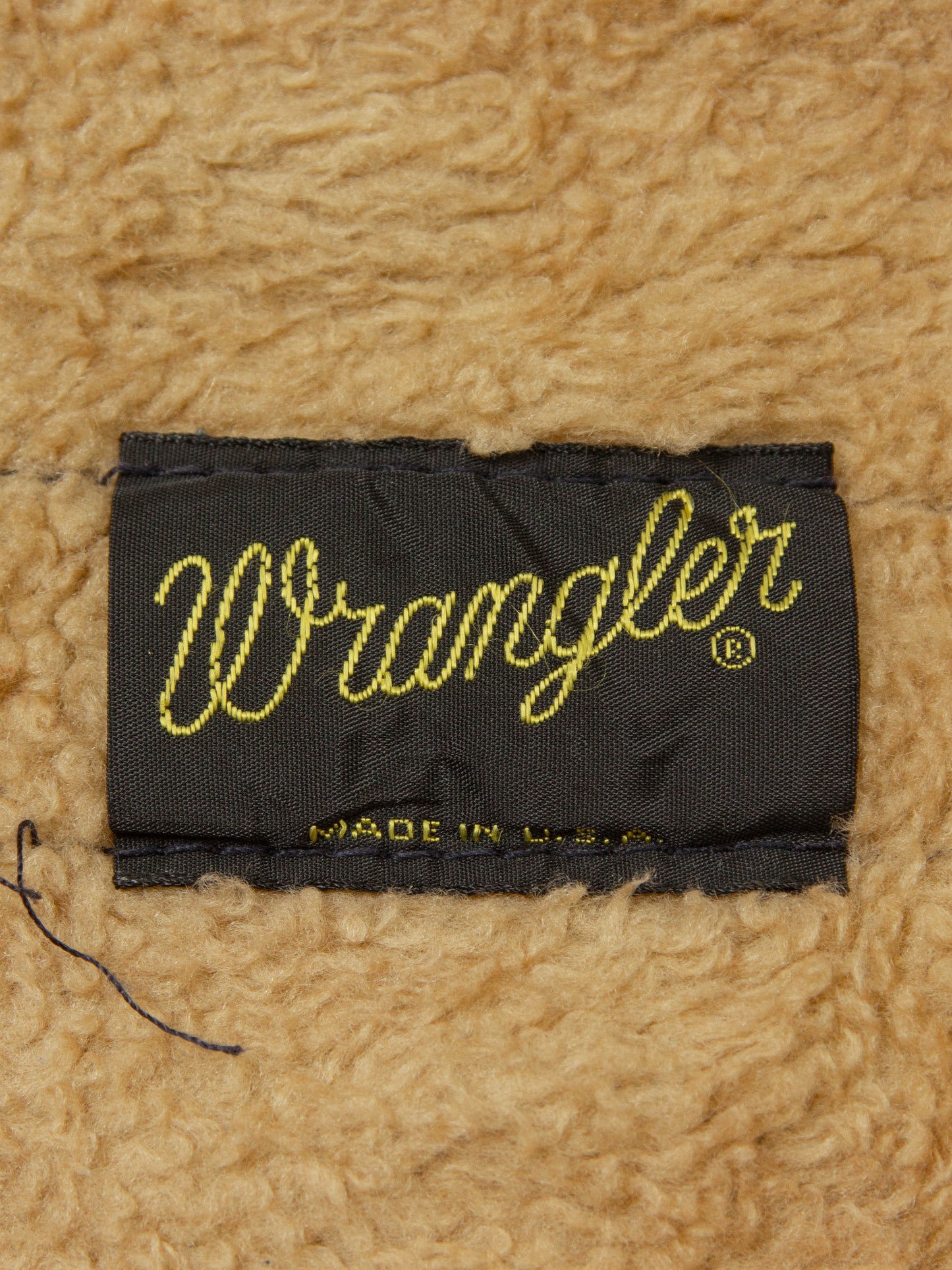 Vtg 1970s Wrangler Lined Denim Jacket - Made in USA (S)
