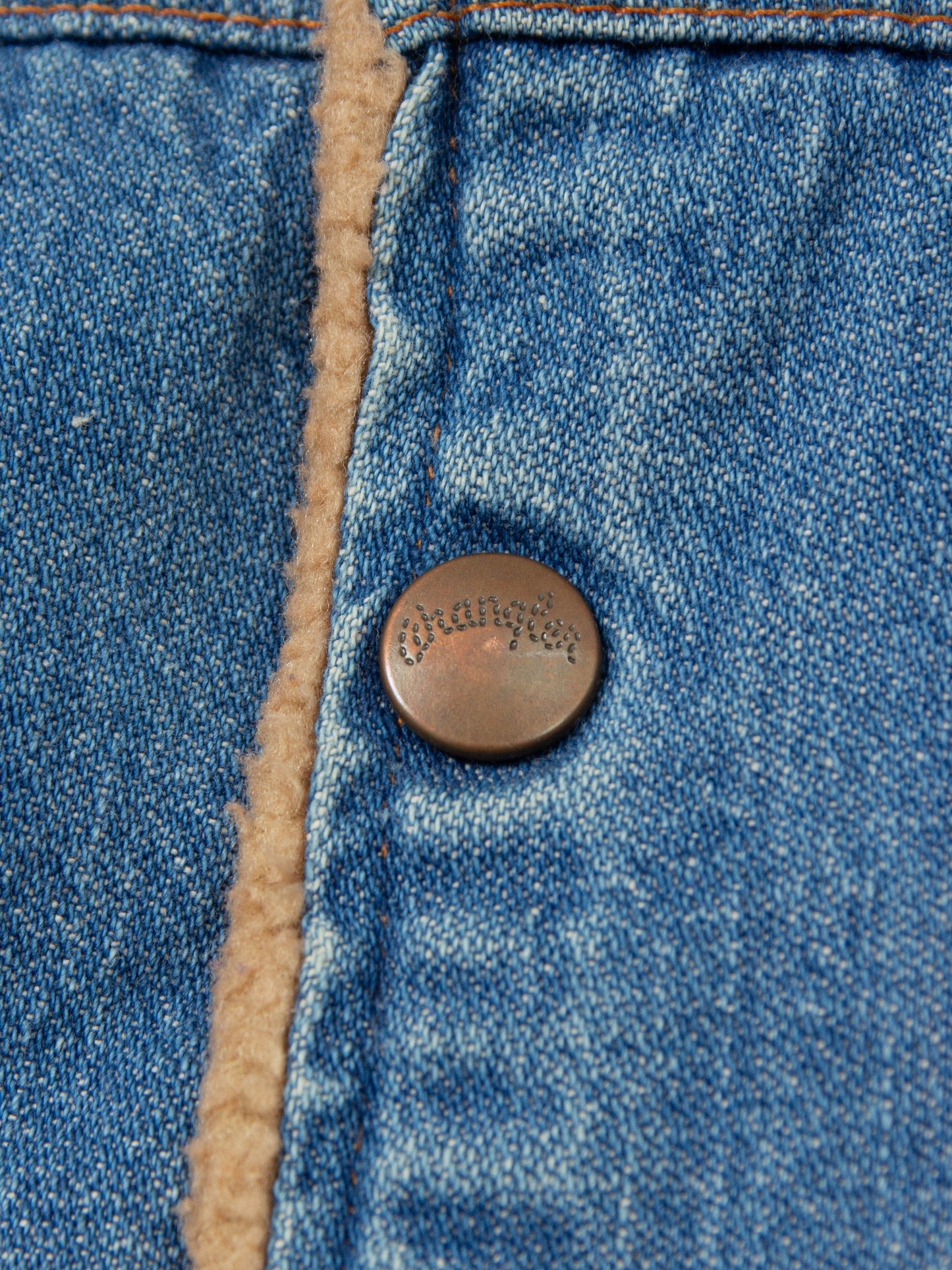 Vtg 1970s Wrangler Lined Denim Jacket - Made in USA (S)