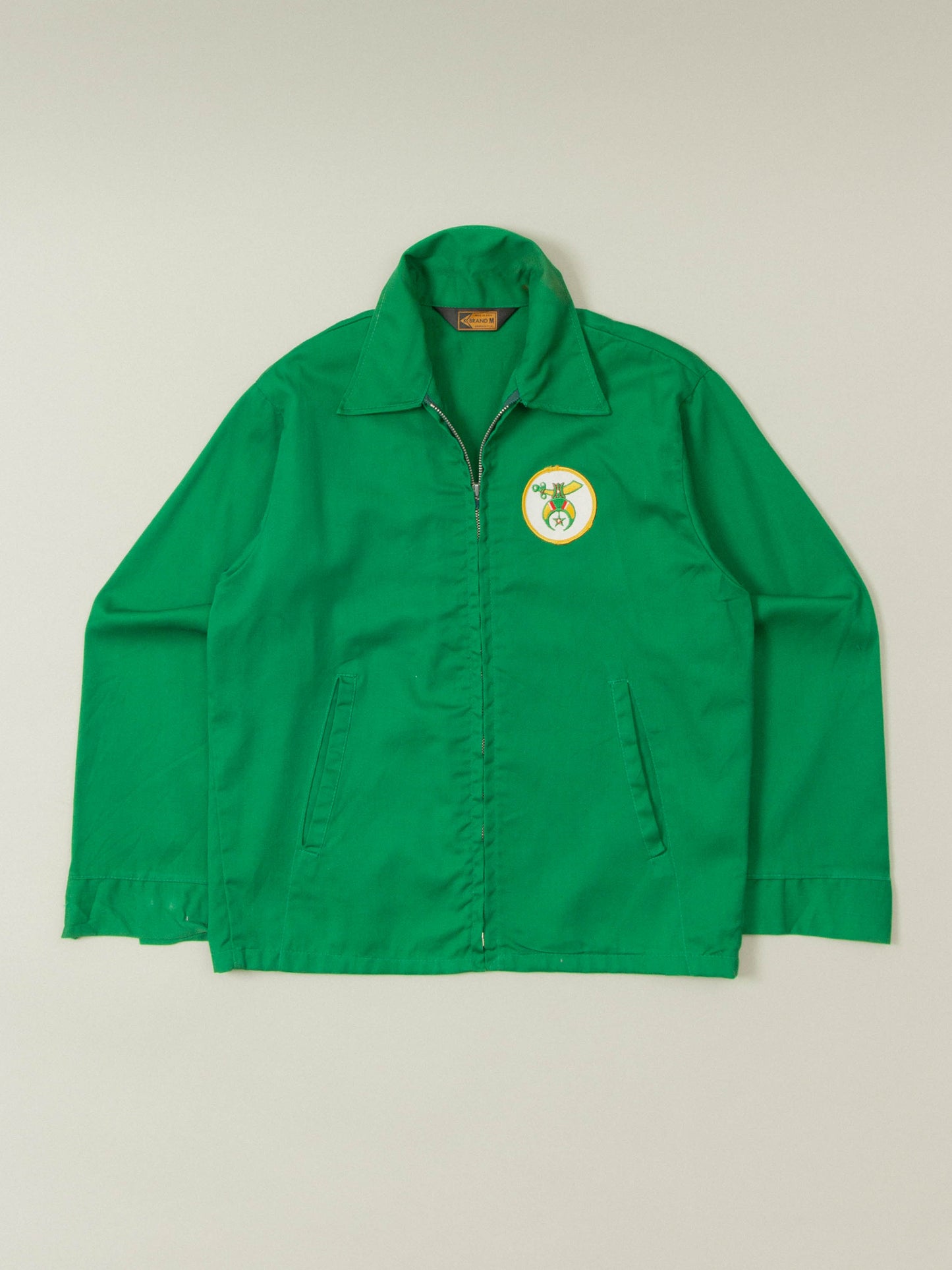 Vtg 1980s Mason Shriner Sports Jacket - Made in USA (S)