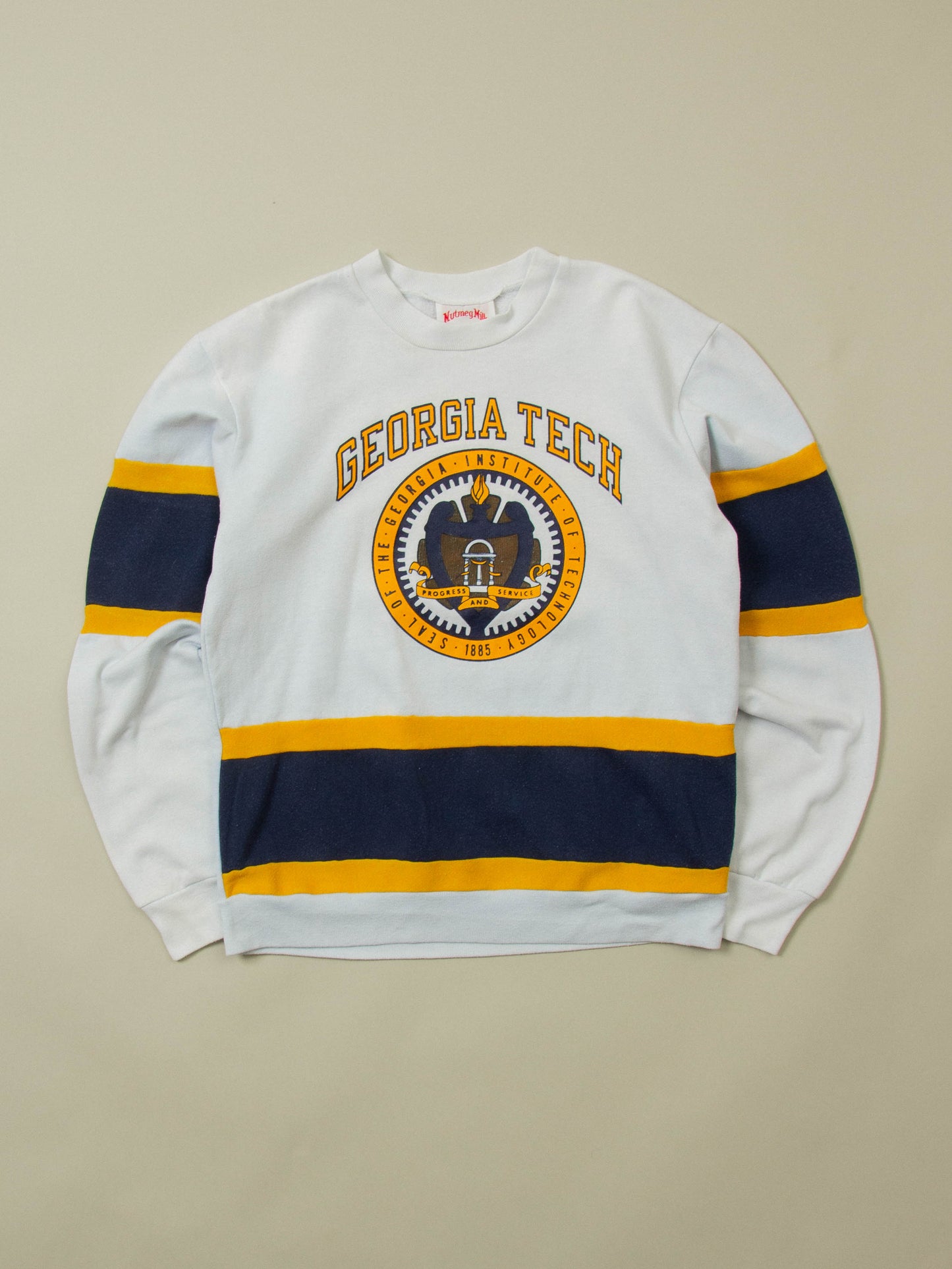 Vtg 1990s 'Georgia Tech' Sweatshirt - Made in USA (M/L)