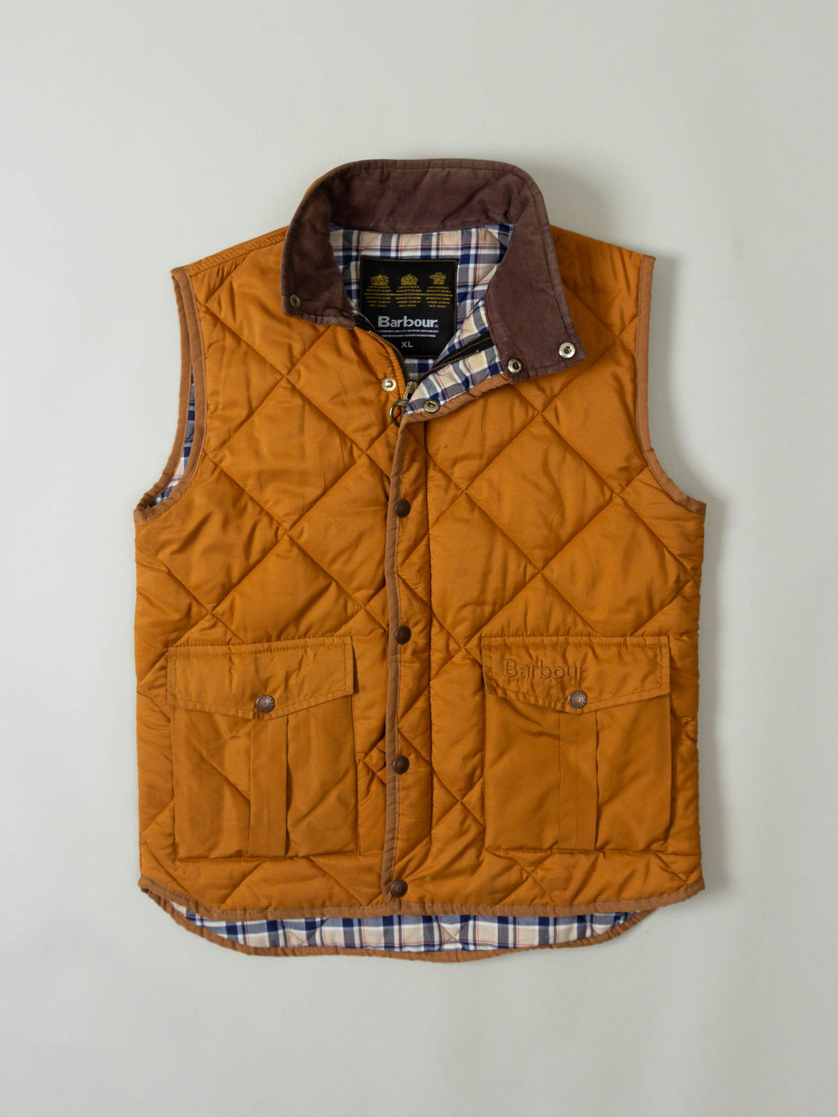 Vtg Quilted Barbour Vest – Made in England (L)