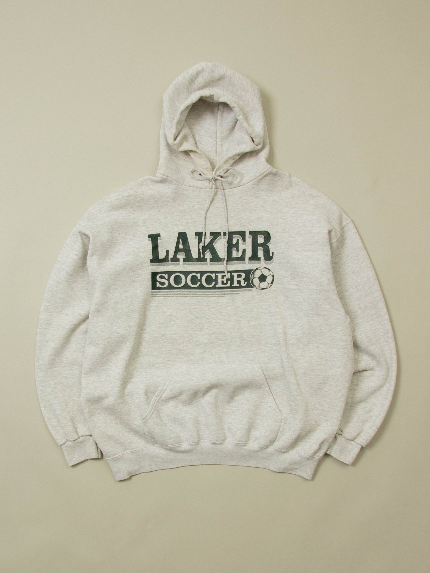 Vtg 1990s Lee 'Laker Soccer' Hoodie - Made in USA (XL)