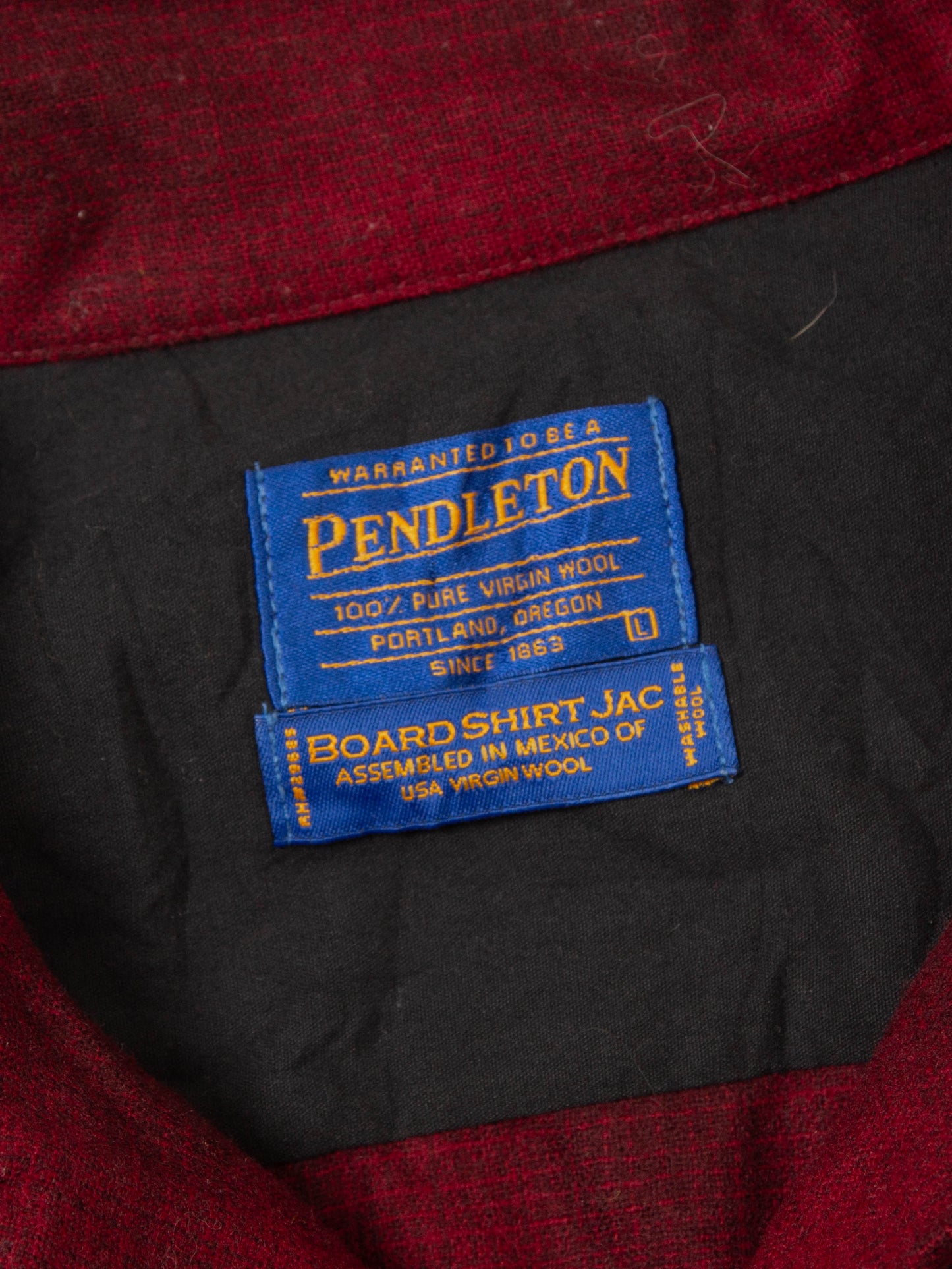 Vtg 1990s Pendleton Wool Shirt (L)