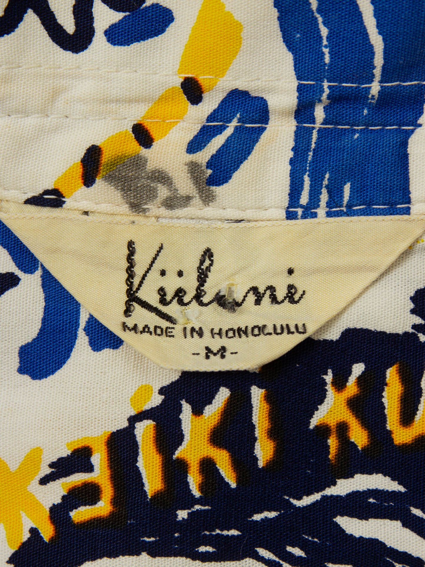 Vtg 1950s Kiilani Hawaii Shirt - Made in Honolulu (S/M)