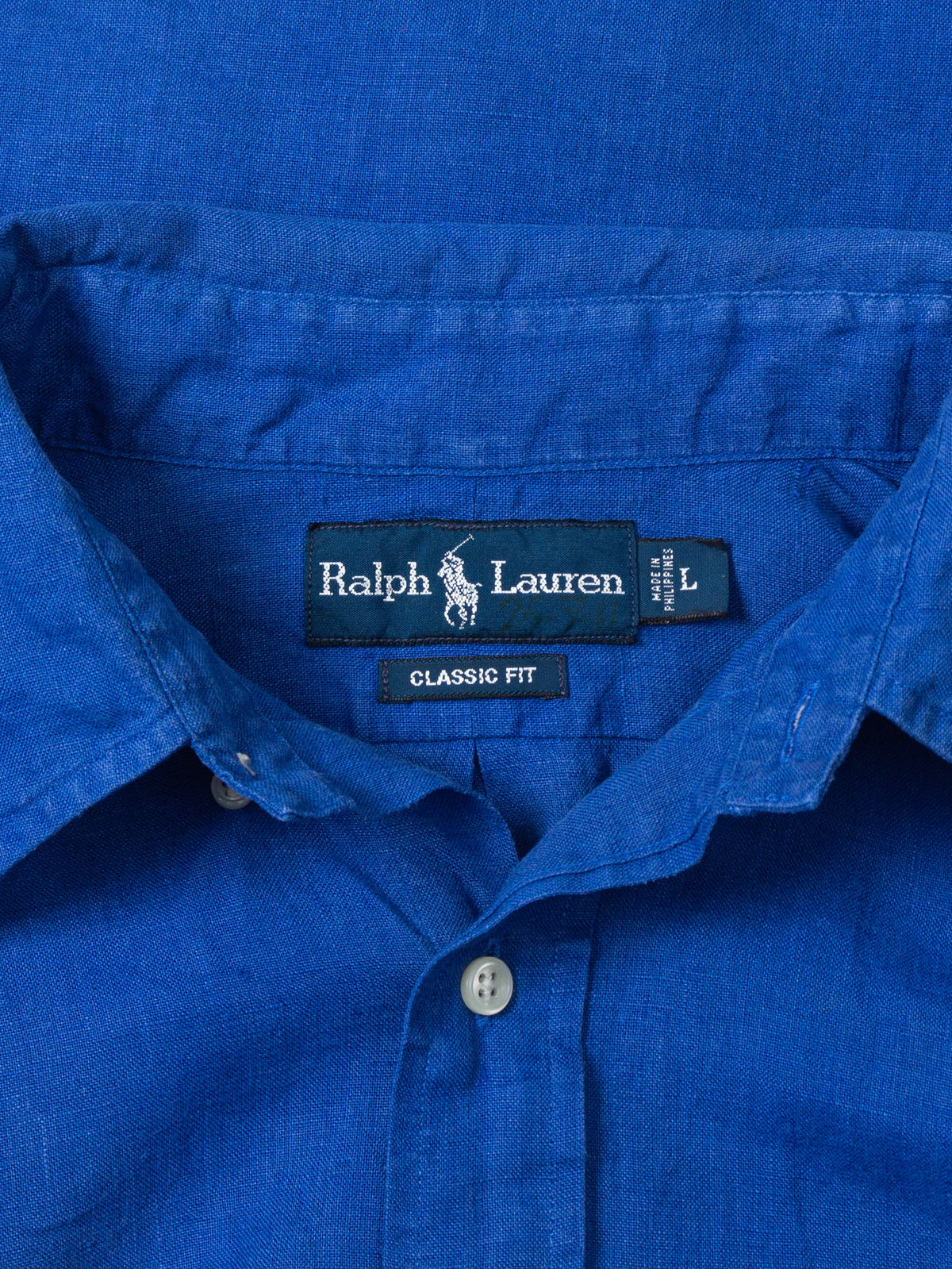 2000s Ralph Lauren Linen Shirt (XL)