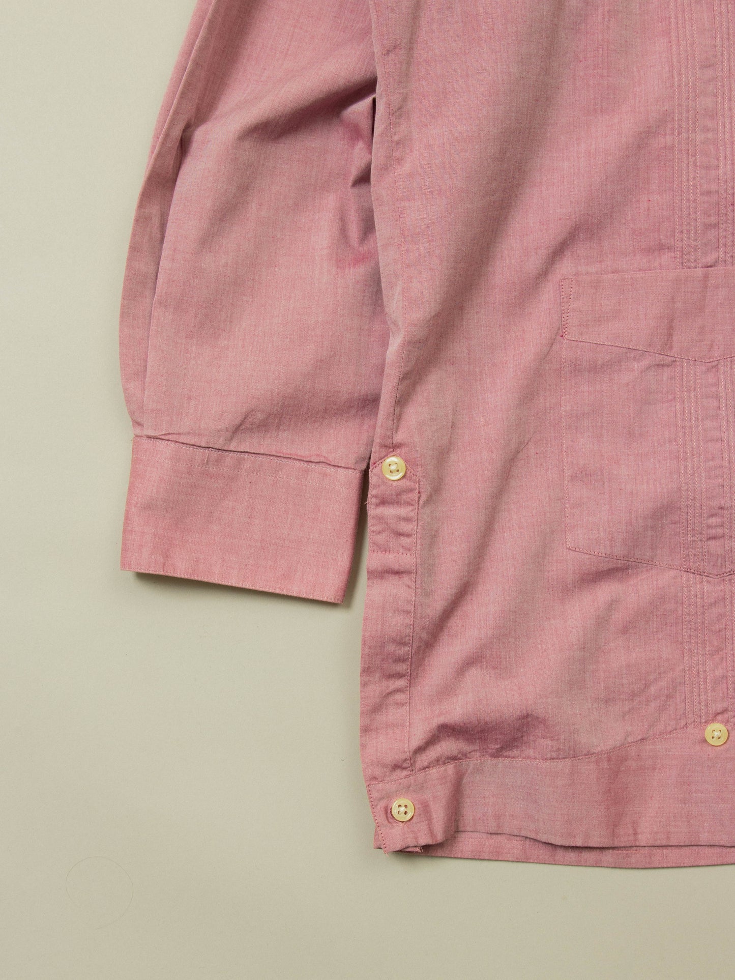 Vtg Guayabera Cuban Shirt (XL)